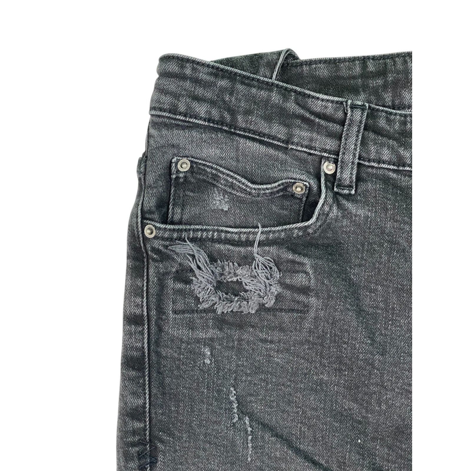 Ksubi Ksubi Patched Black Jeans Size US 33 - 7 Thumbnail