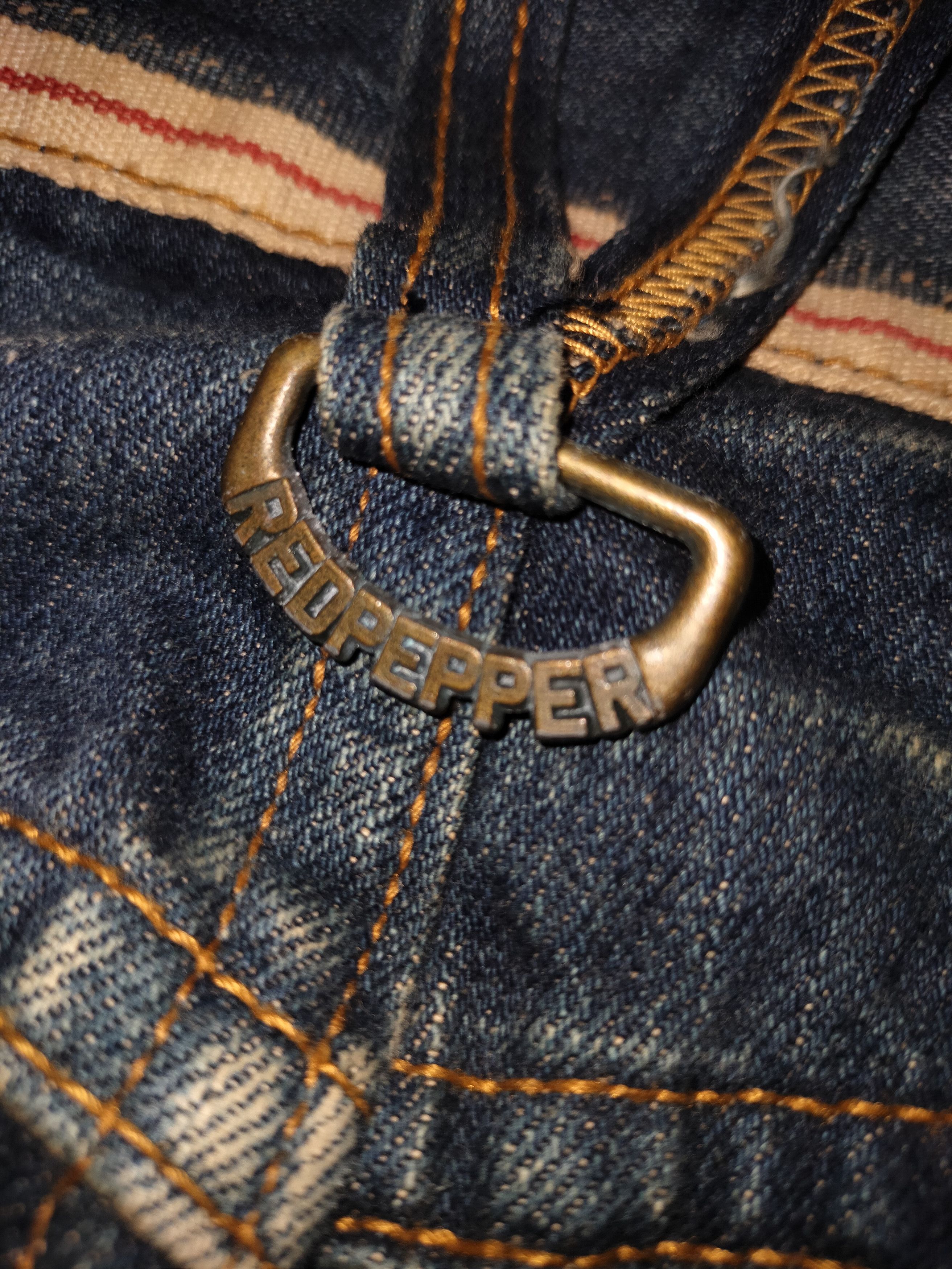 KMRii Red Pepper wash whisker Denim Size US 31 - 14 Thumbnail