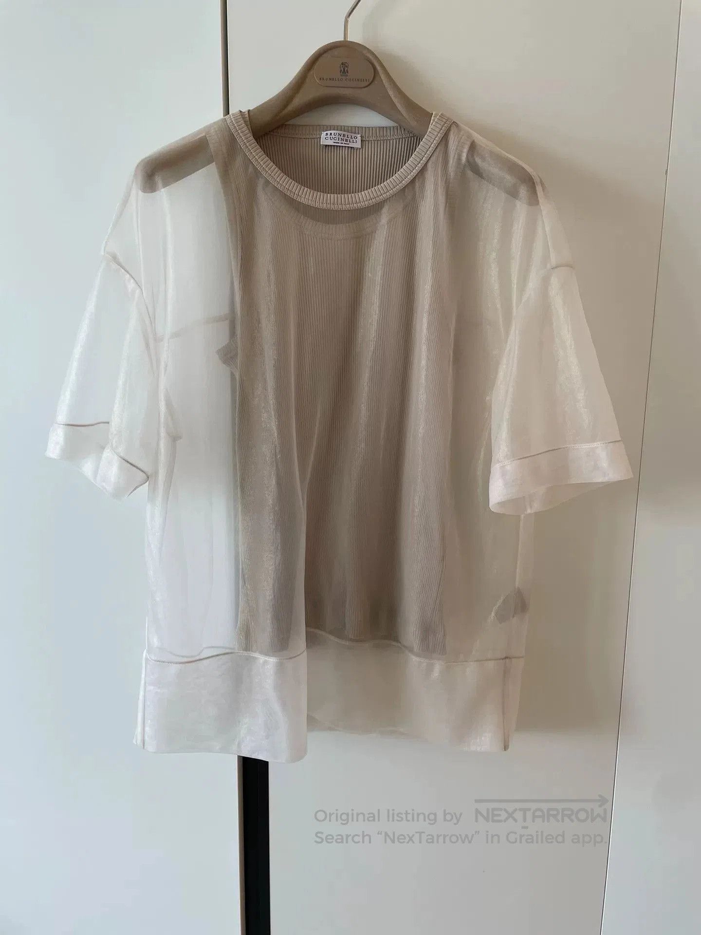 Brunello Cucinelli Brunello Cucinelli Layered Short-Sleeve T-shirt. Size US M / EU 48-50 / 2 - 1 Thumbnail