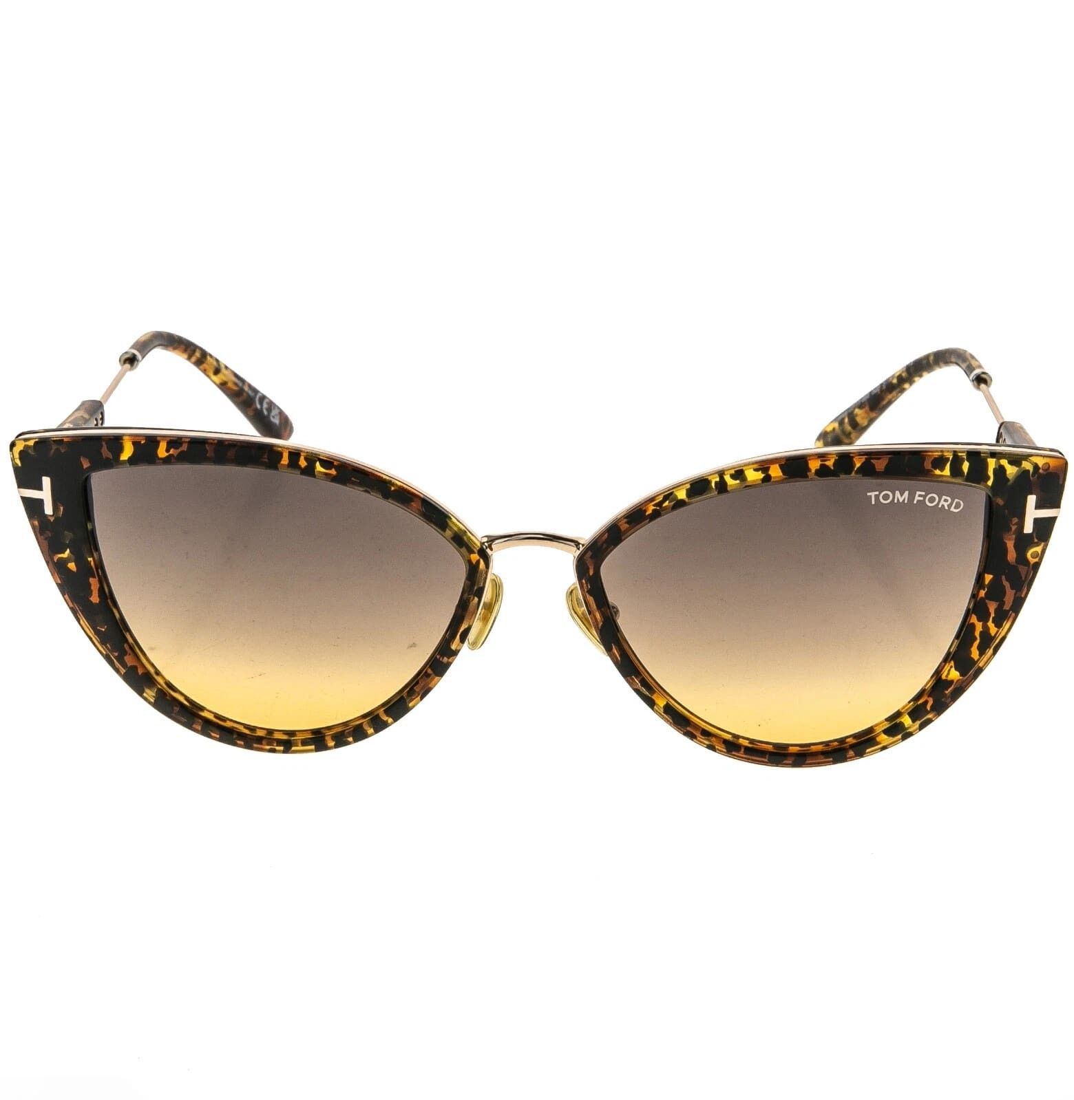 Tom Ford TOM FORD ANJELICA 02 TF0868 52B Gold Brown Sunglasses 868 Size ONE SIZE - 9 Thumbnail