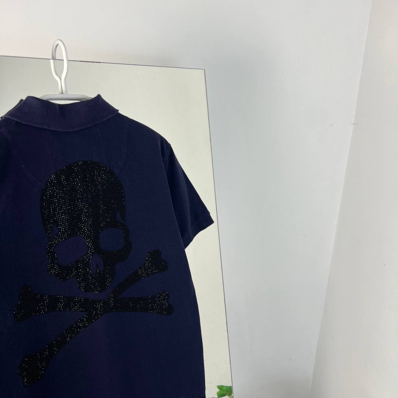 Philipp Plein Philipp Plein Big Dead Skull Logo Polo T-Shirt Size US L / EU 52-54 / 3 - 3 Thumbnail