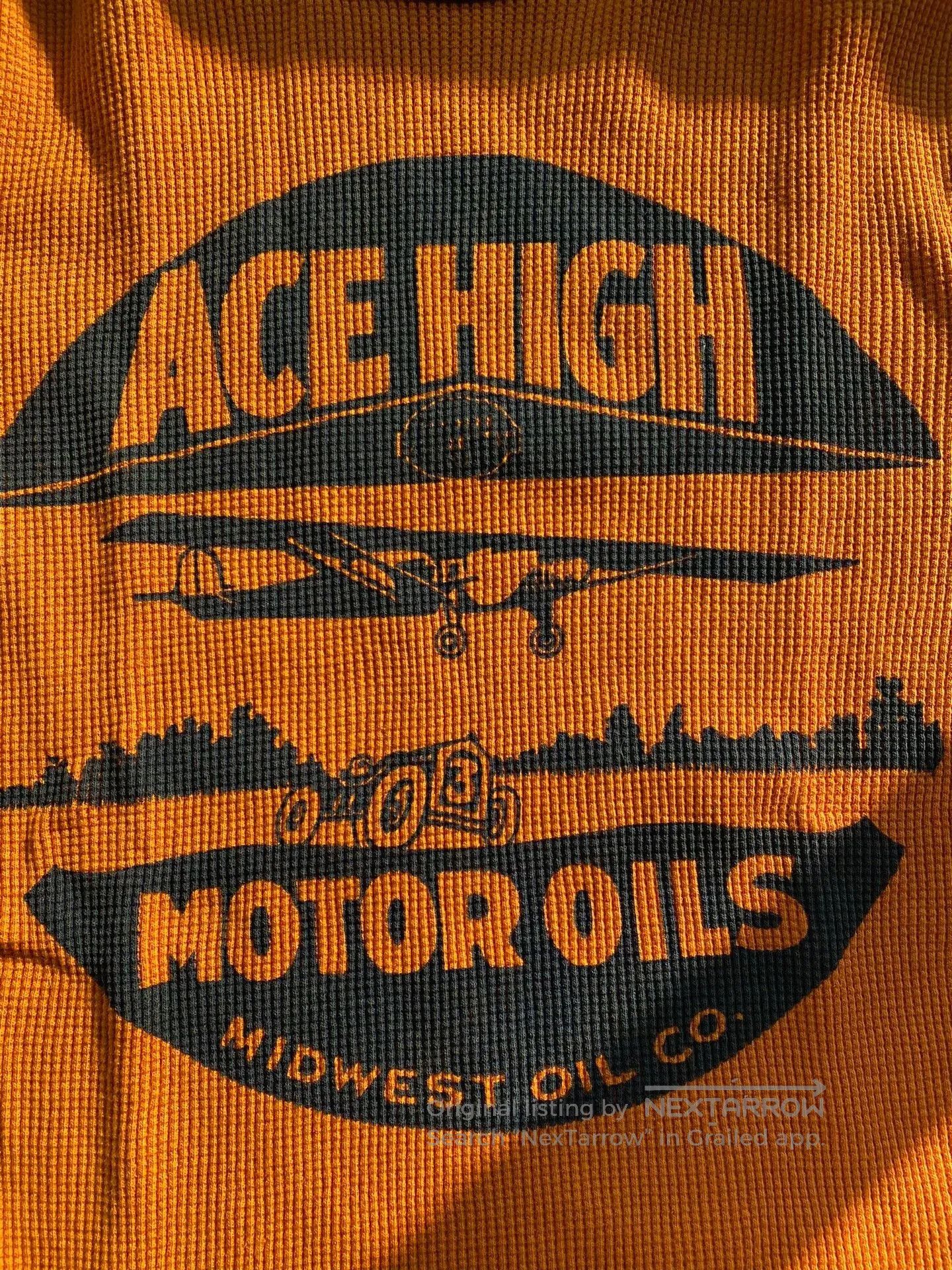 Freewheelers ace high motor oils long sleeve shirt. Size US S / EU 44-46 / 1 - 3 Thumbnail
