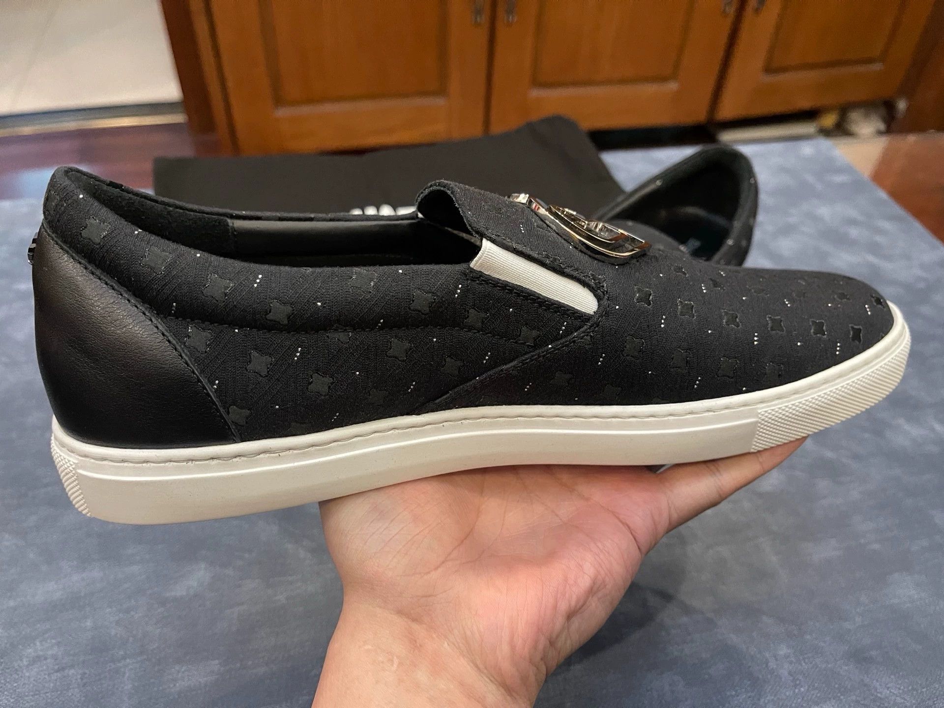 Dsquared2 Dsquared2 D2 Woven Leather Sneaker New w/ Dust Bag Size US 7 / EU 40 - 3 Thumbnail