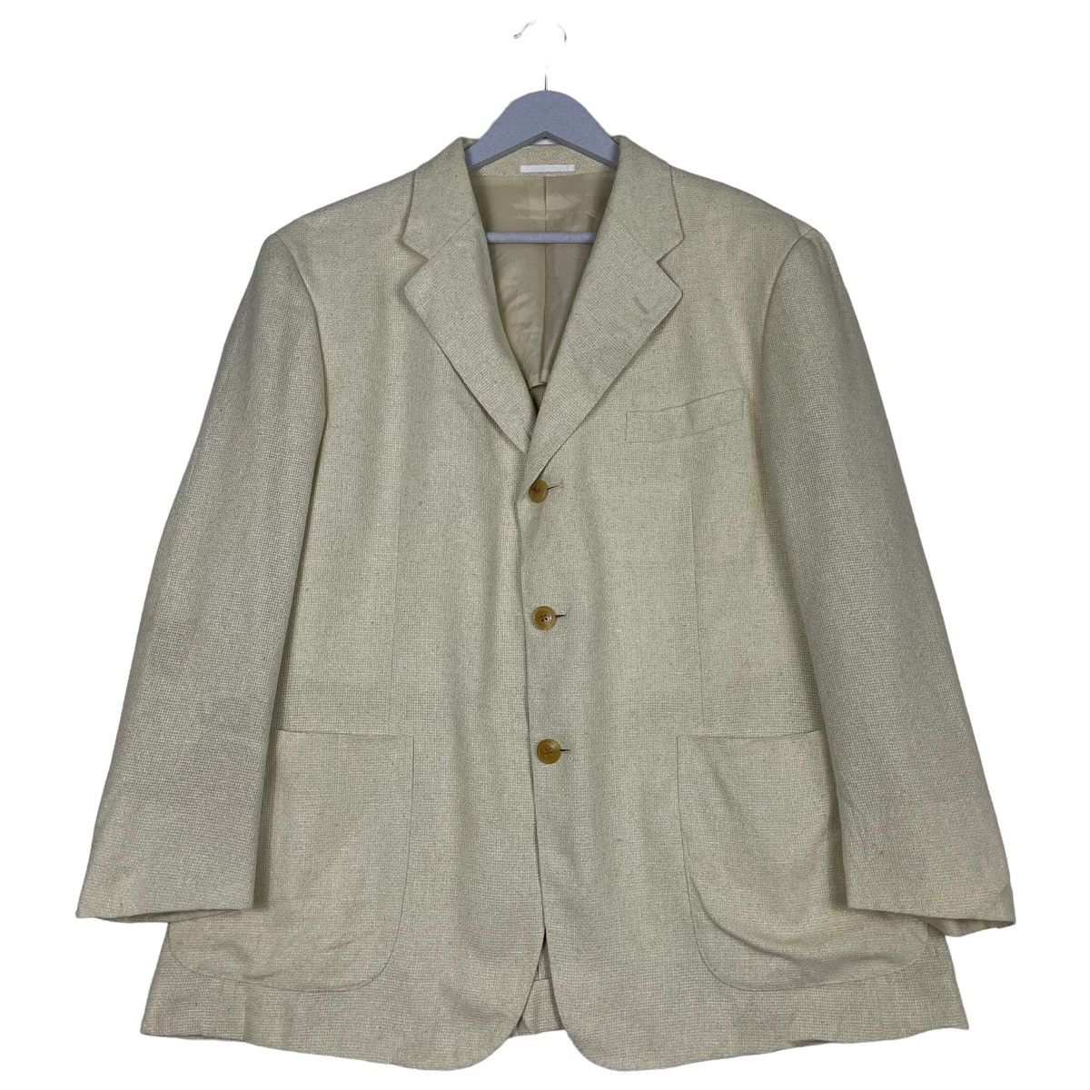 Lancel × Vintage 💥LANCEL VINTAGE LINEN JACKET Size US M / EU 48-50 / 2 - 1 Thumbnail