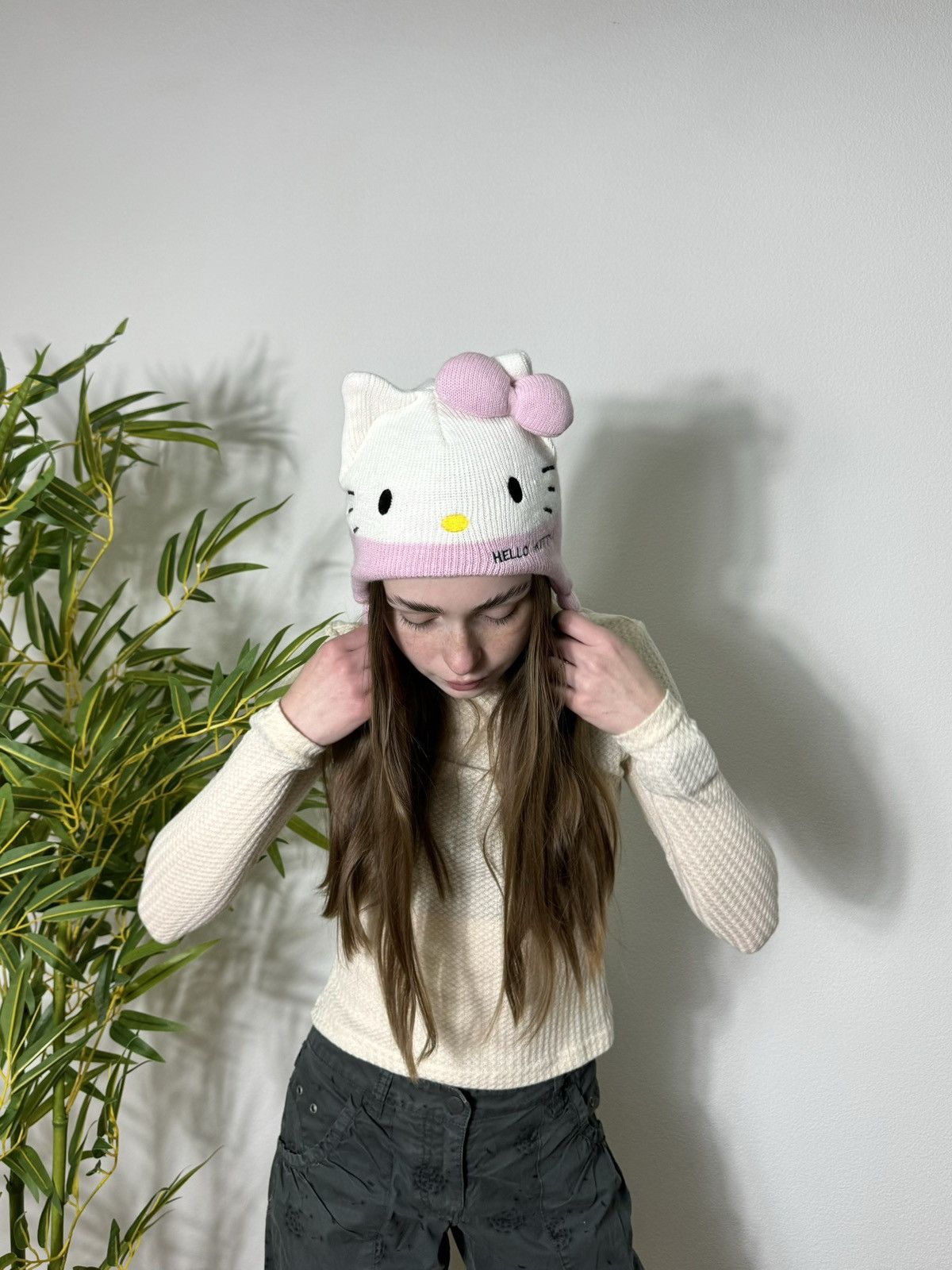 Cartoon Network CUTE HELLO KITTY AVIATOR HAT Size ONE SIZE - 2 Thumbnail