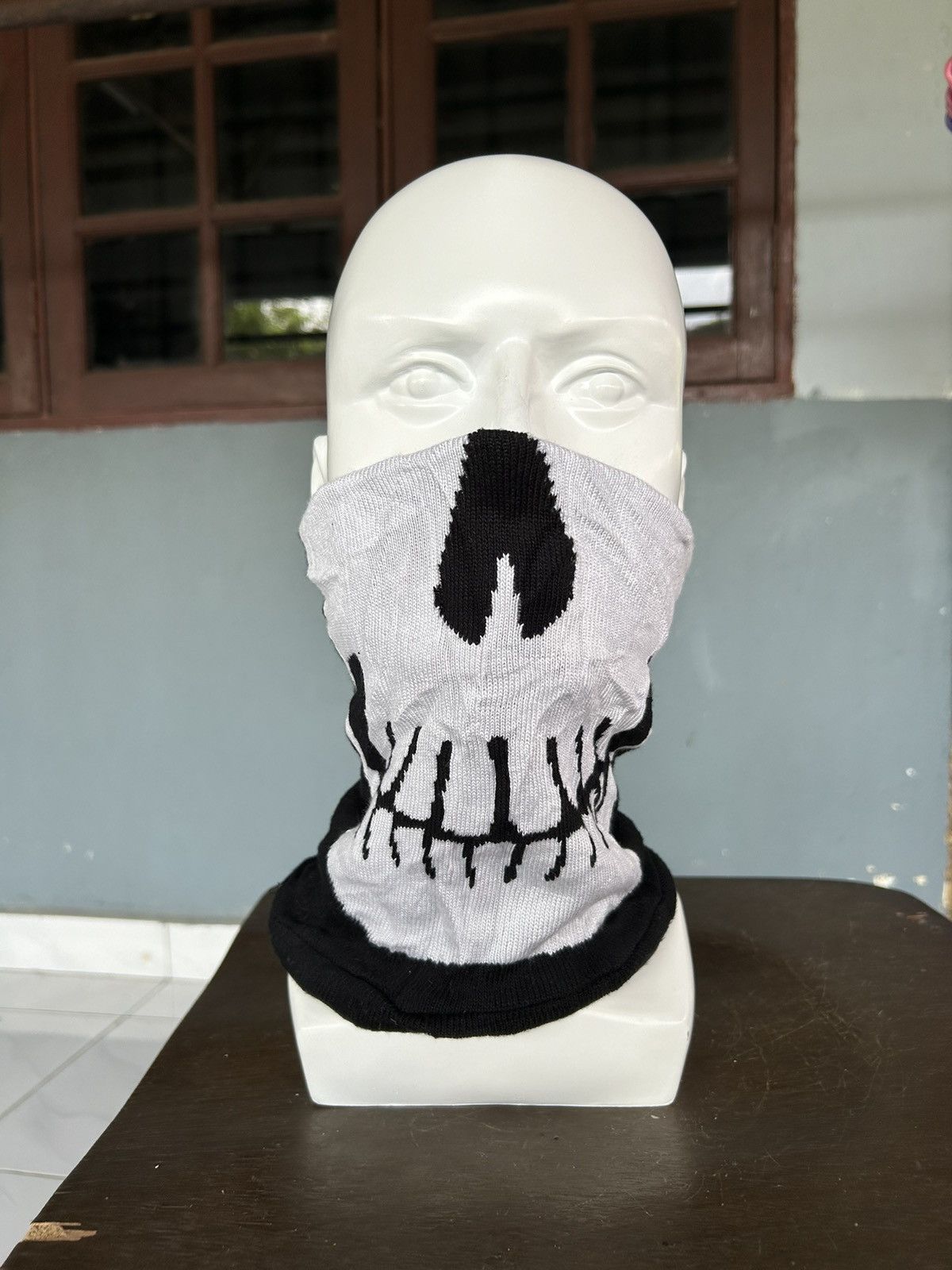 Japanese Brand × Kapital × Vintage Skull Masked Neck Cover Reversible Japanese Style Beanie ☠️☠️🎌 Size ONE SIZE - 11 Thumbnail