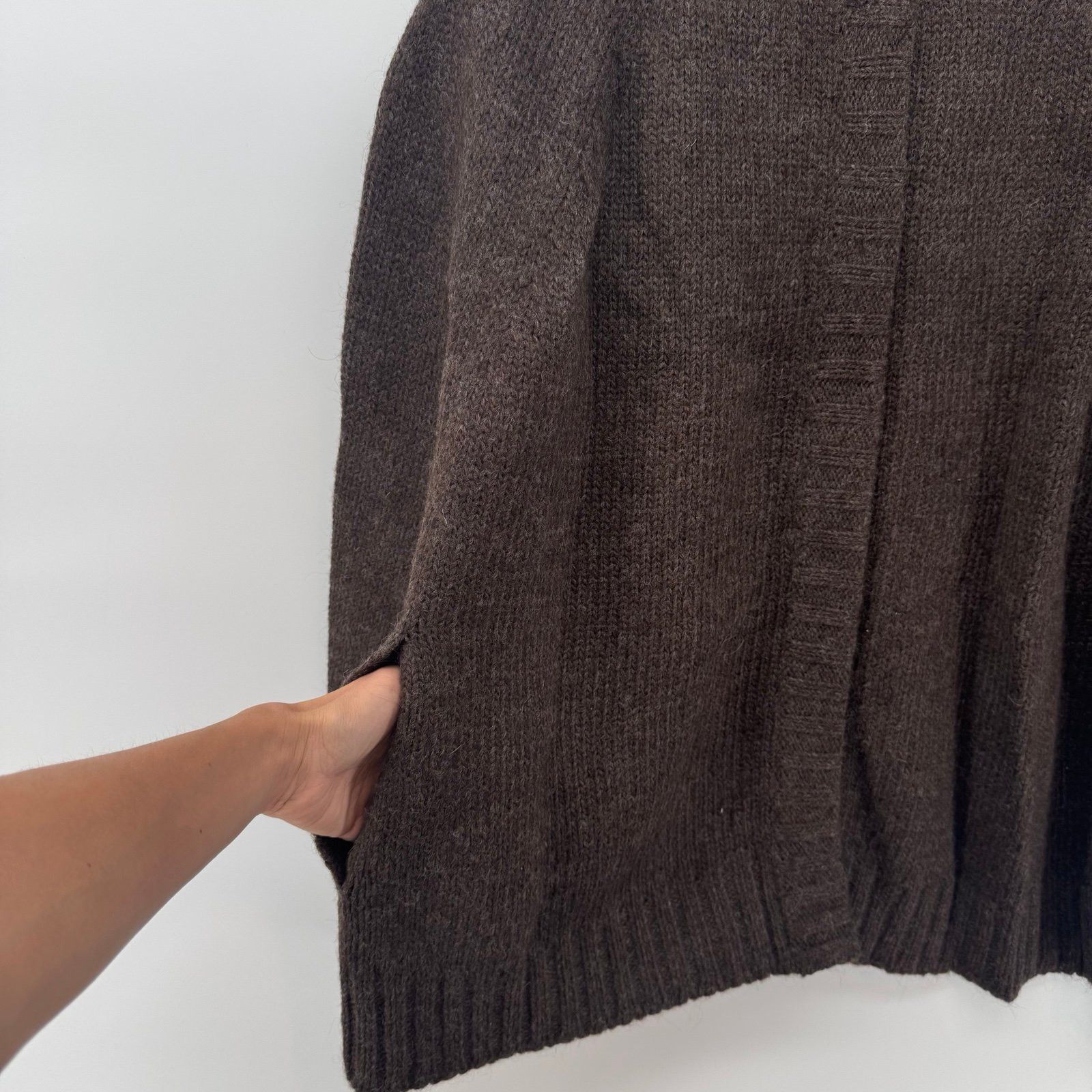 Dolce & Gabbana Dolce & Gabbana Brown Alpaca Wool Blend Knit Cardigan Women Size M / US 6-8 / IT 42-44 - 2 Thumbnail