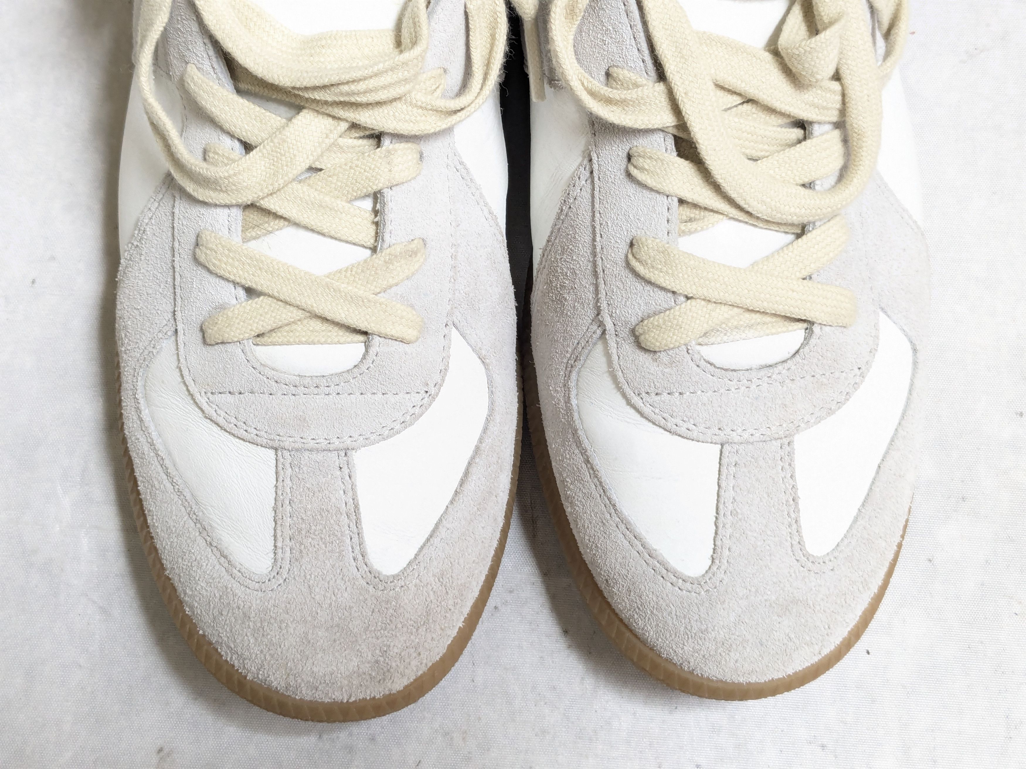 Maison Margiela Maison Margiela Replica GAT White Gray 11 44 Gum Low Size US 11 / EU 44 - 2 Thumbnail