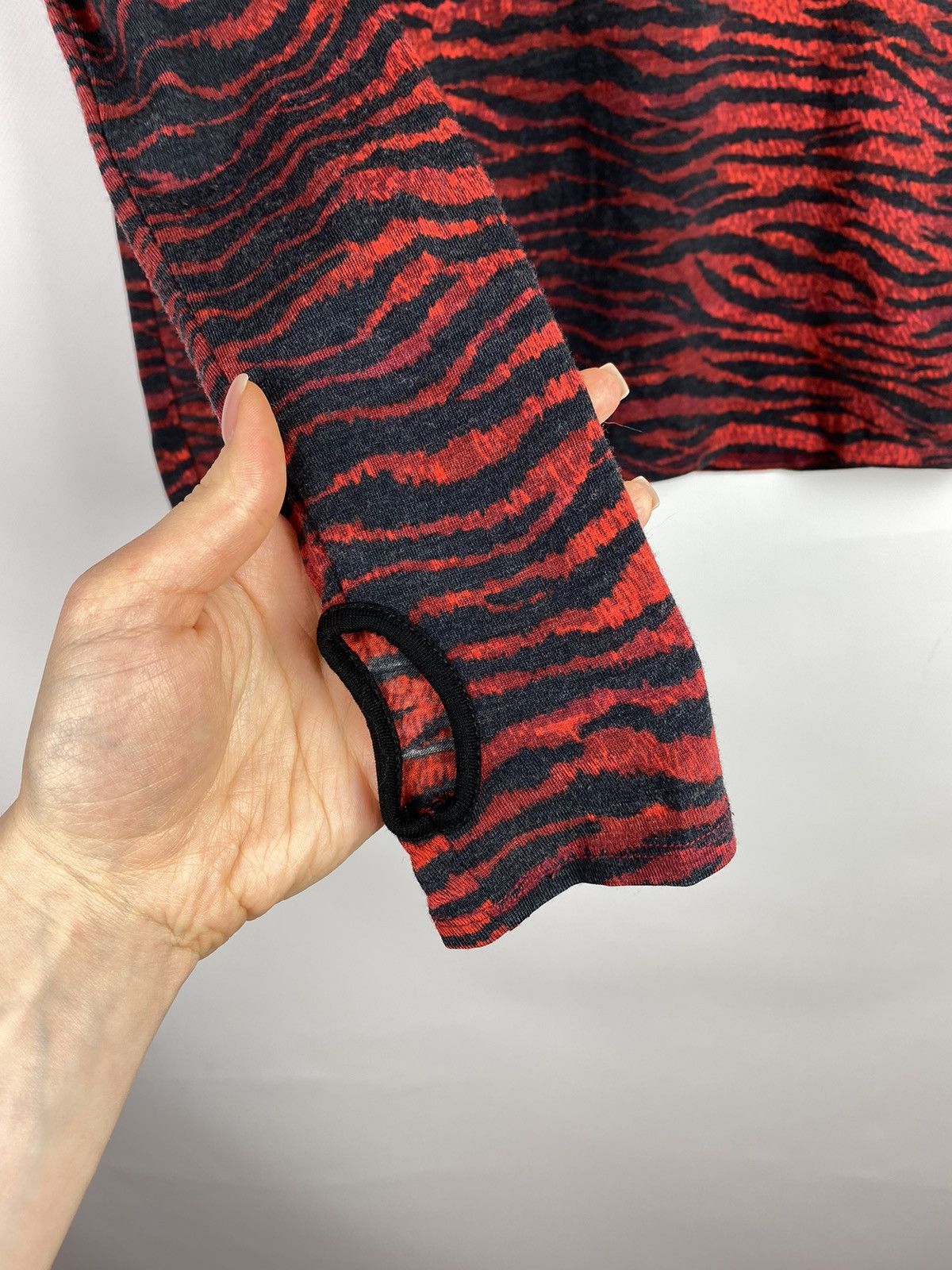 Kenzo Kenzo x H&M animal pattern high neck wool tunic blouse Size M / US 6-8 / IT 42-44 - 8 Thumbnail