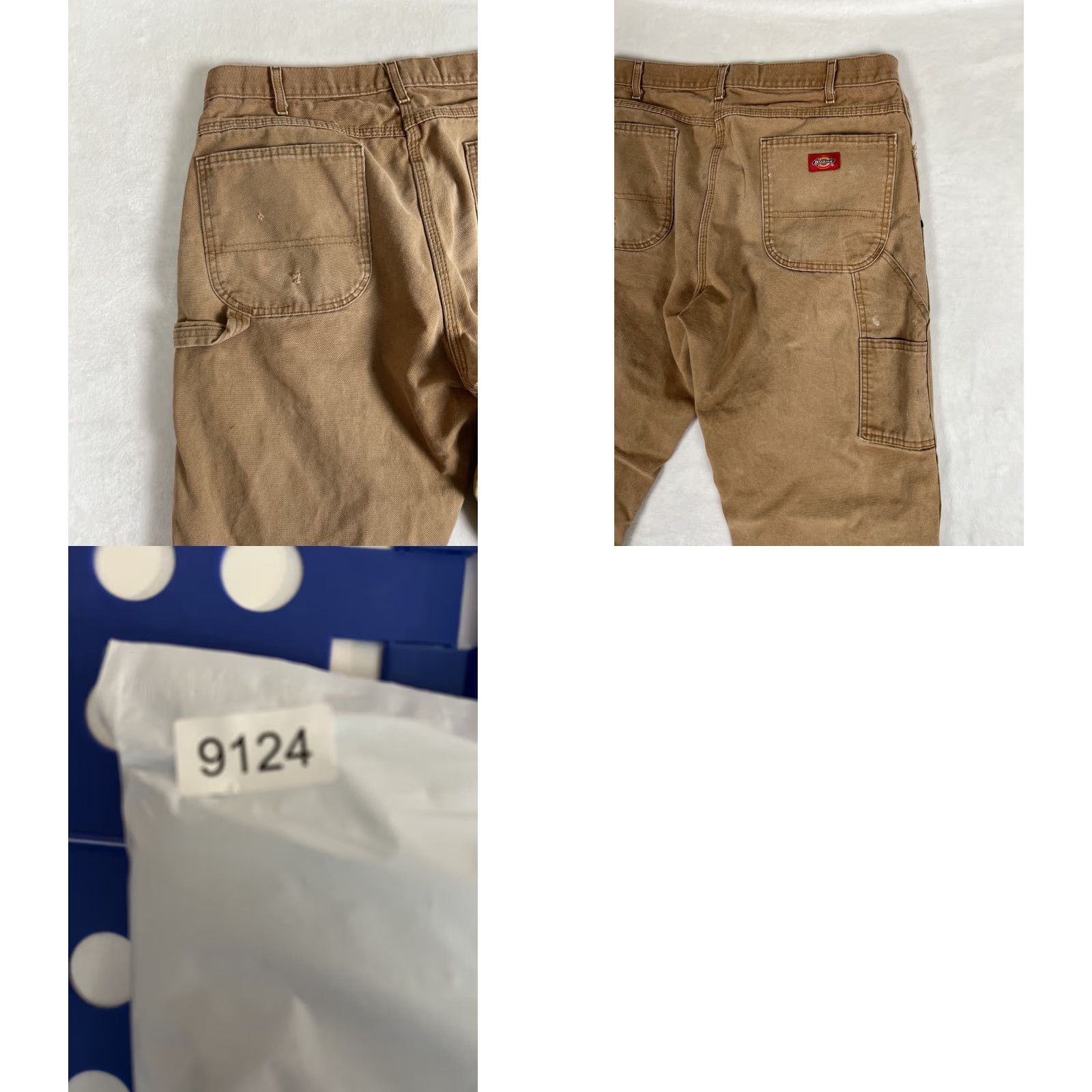 Dickies Dickies Carpenter Pants Workwear Canvas Brown 34x32 Regular Men Pants Grunge 90s Stained Pockets USA Size US 34 / EU 50 - 8 Thumbnail