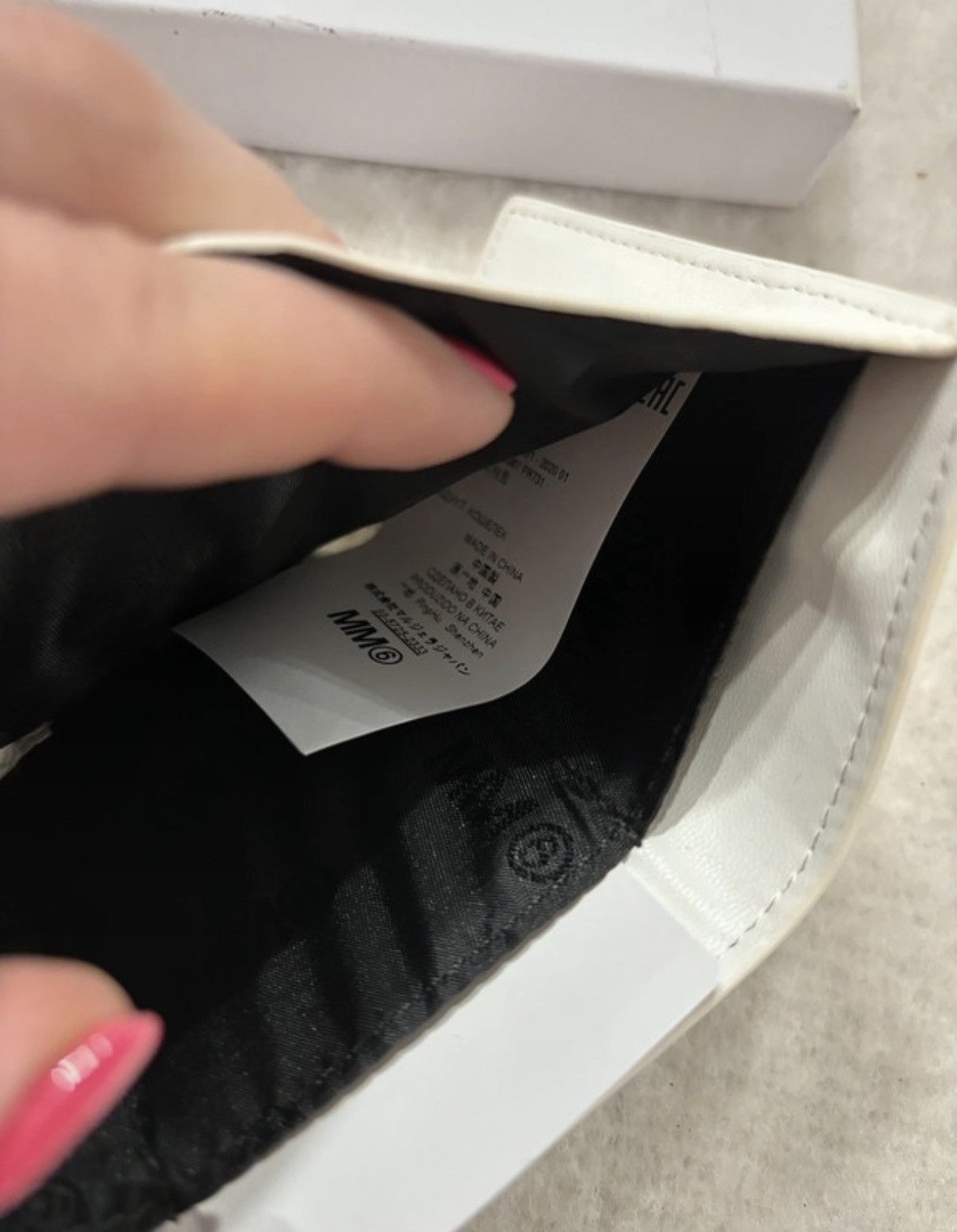 Maison Margiela MM6 Maison Margiela Reverse Logo Small Zip Wallet Size ONE SIZE - 6 Thumbnail