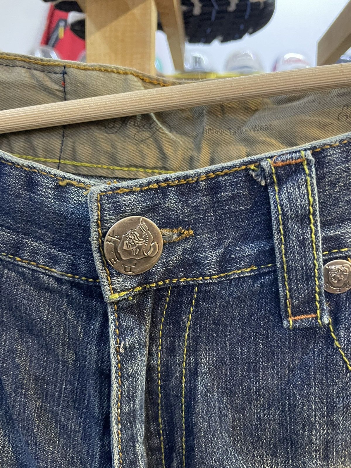 Ed Hardy × Japanese Brand × Vintage Vintage Ed Hardy Jeans 90s Size US 34 / EU 50 - 6 Thumbnail