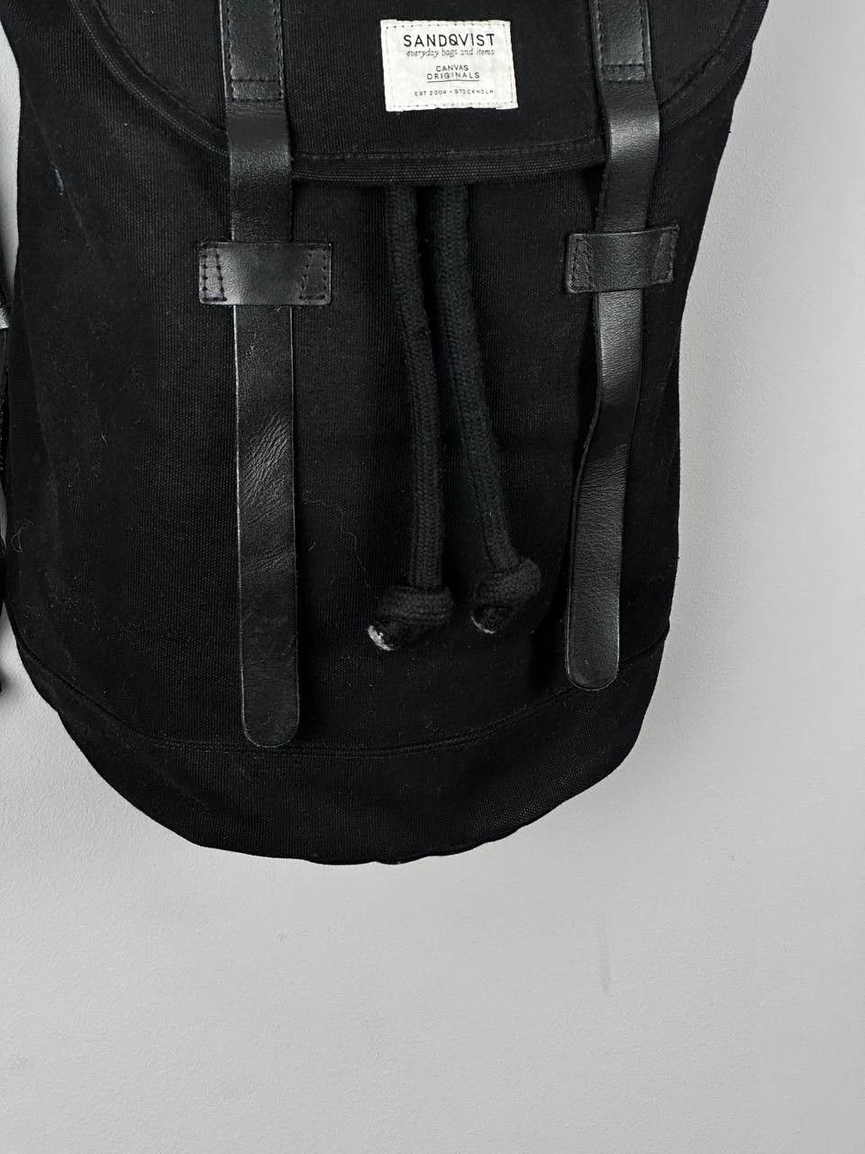 SANDQVIST Stig Sandqvist Backpack Leather Bag Black Size ONE SIZE - 4 Thumbnail