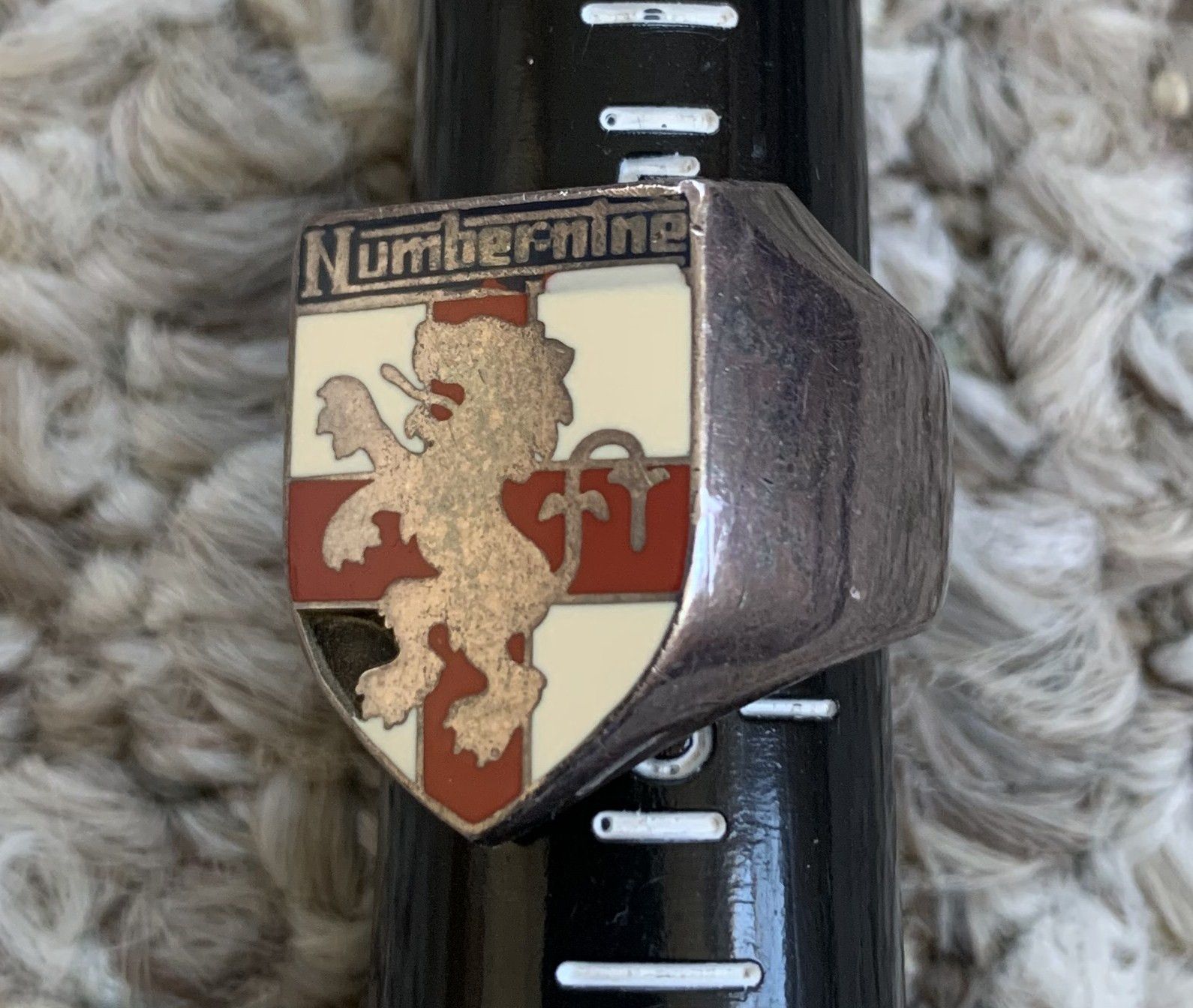 Number (N)ine SS00 Number (N)ine Lambretta Logo Sterling Silver Ring Size ONE SIZE - 4 Thumbnail