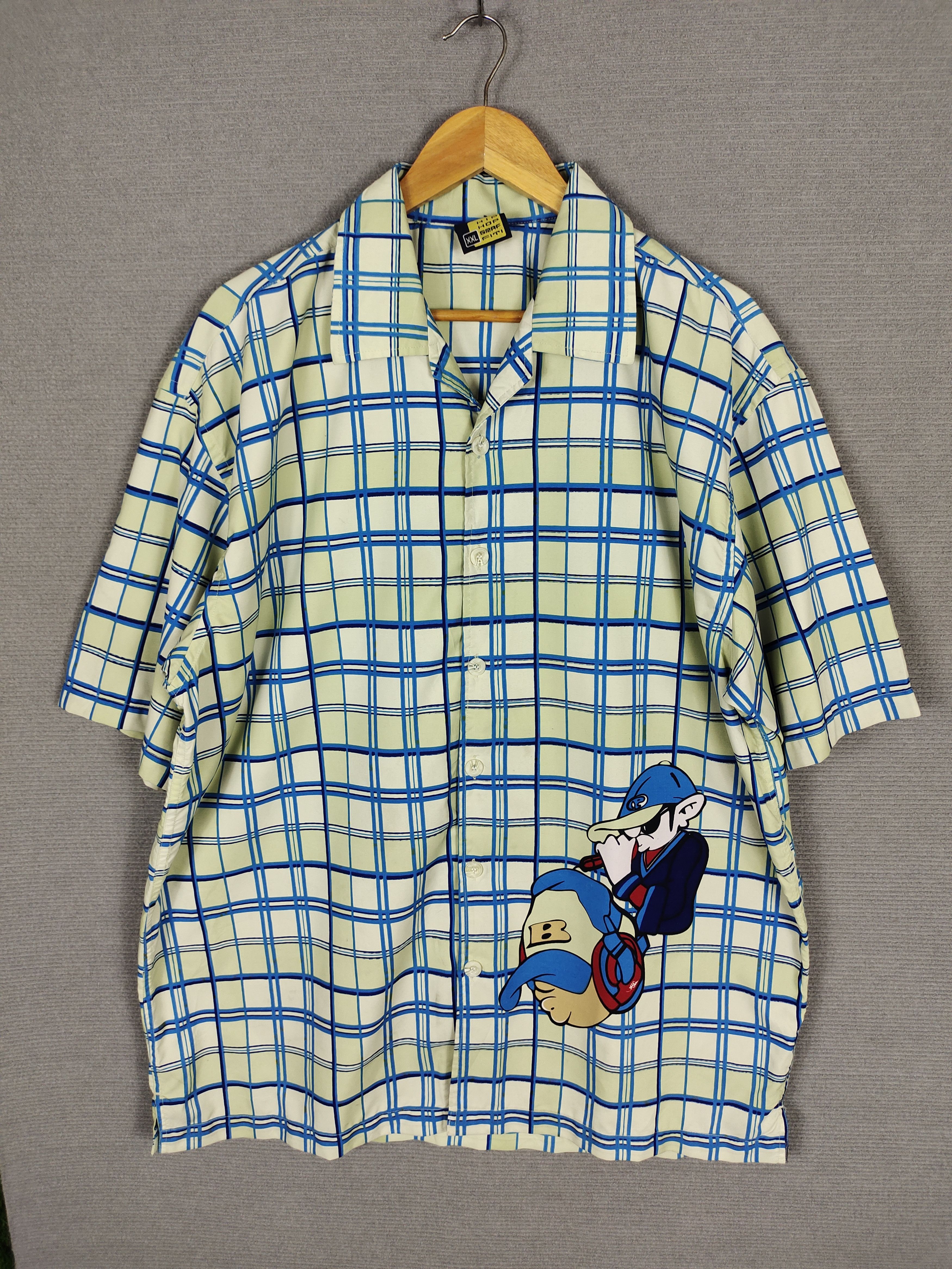 Vintage Vintage Y2k Hip Hop Graviti Baggy Checkered Shirt Jnco Size US XXL / EU 58 / 5 - 1 Thumbnail