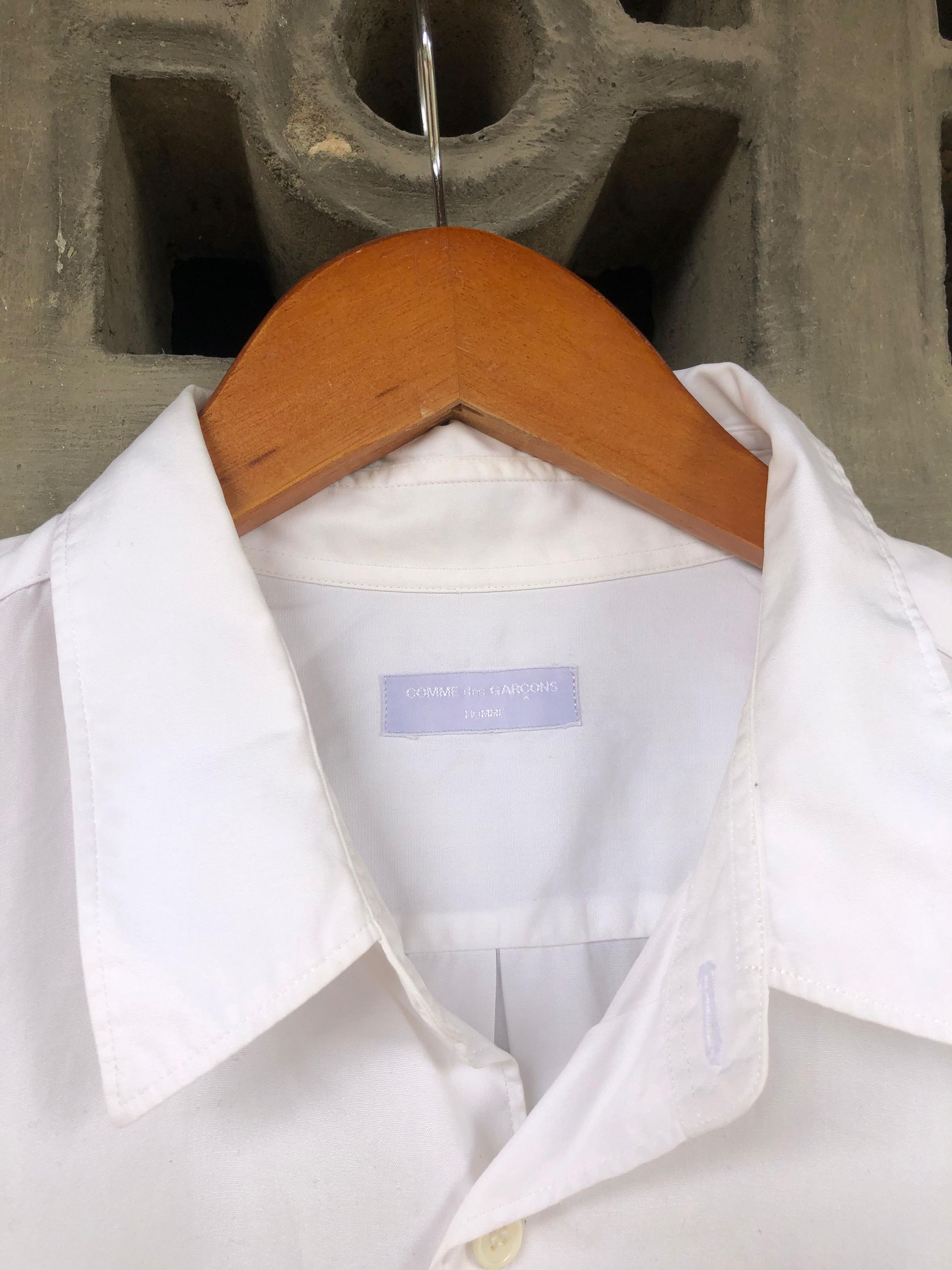 Comme des Garcons Comme des Garcons Homme White Shirt Size US M / EU 48-50 / 2 - 2 Thumbnail