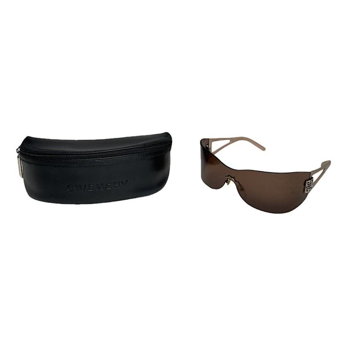 Givenchy Brown Metal Sunglasses Size ONE SIZE - 1 Thumbnail
