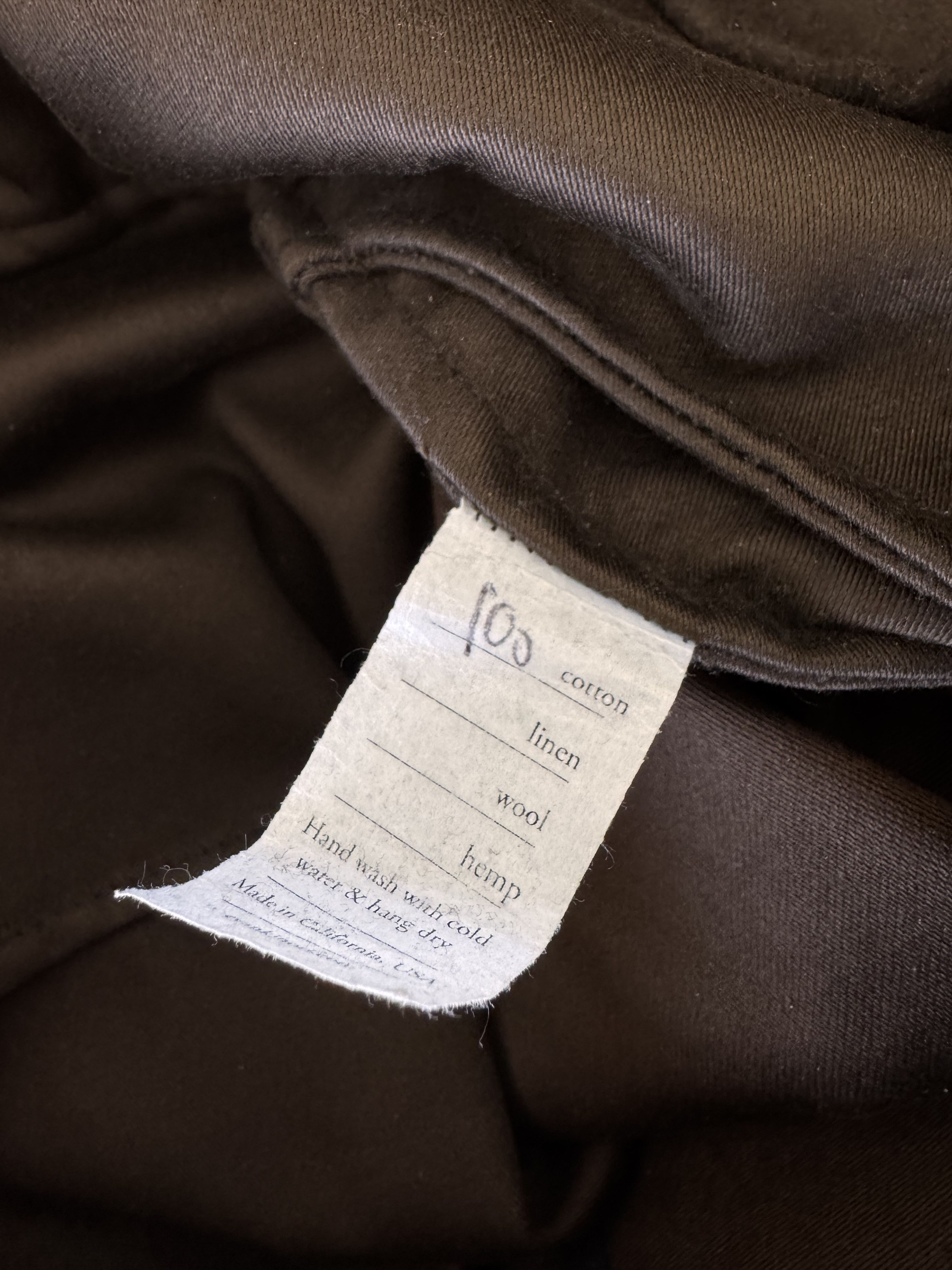 Evan Kinori Evan Kinori Single Pleat Pant Organic Cotton Moleskin Brown Size US 32 / EU 48 - 6 Thumbnail