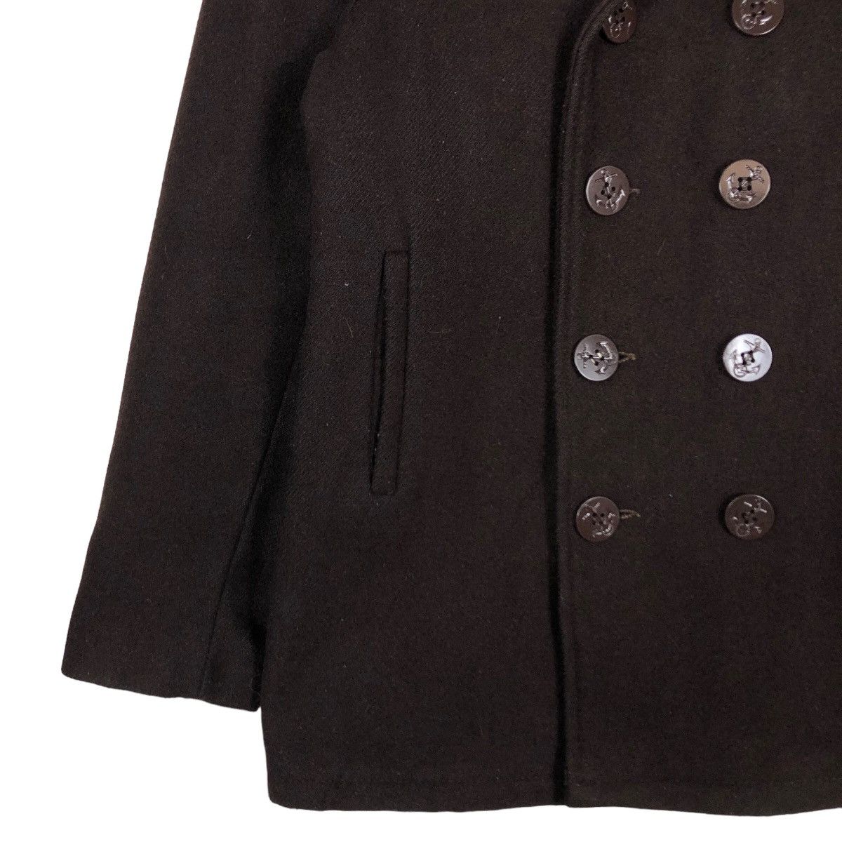 Schott Double Collar Wool Biker Jacket U.S. 740N Schott Pea Jacket Size US M / EU 48-50 / 2 - 4 Thumbnail