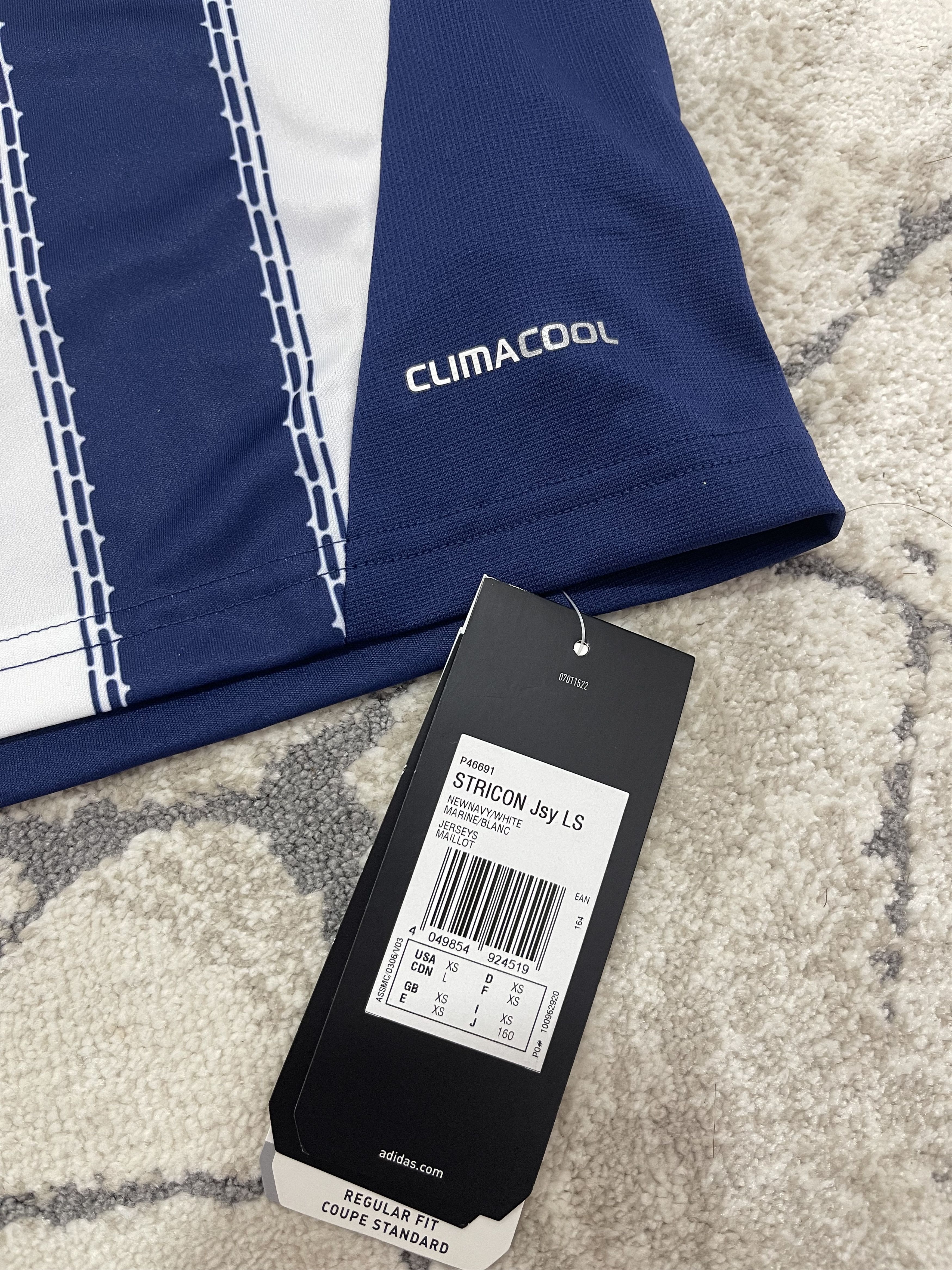 Adidas Adidas Stricon Long Sleeve Football Jersey XS BNWT ClimaCool Size US XS / EU 42 / 0 - 10 Thumbnail