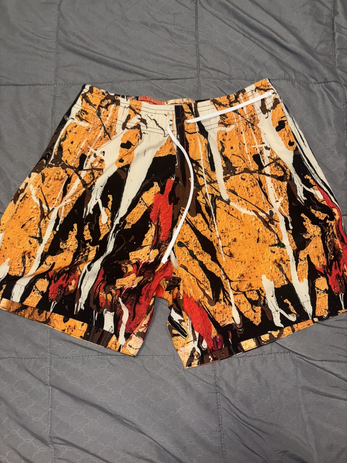 Amiri Drip Swim trunks