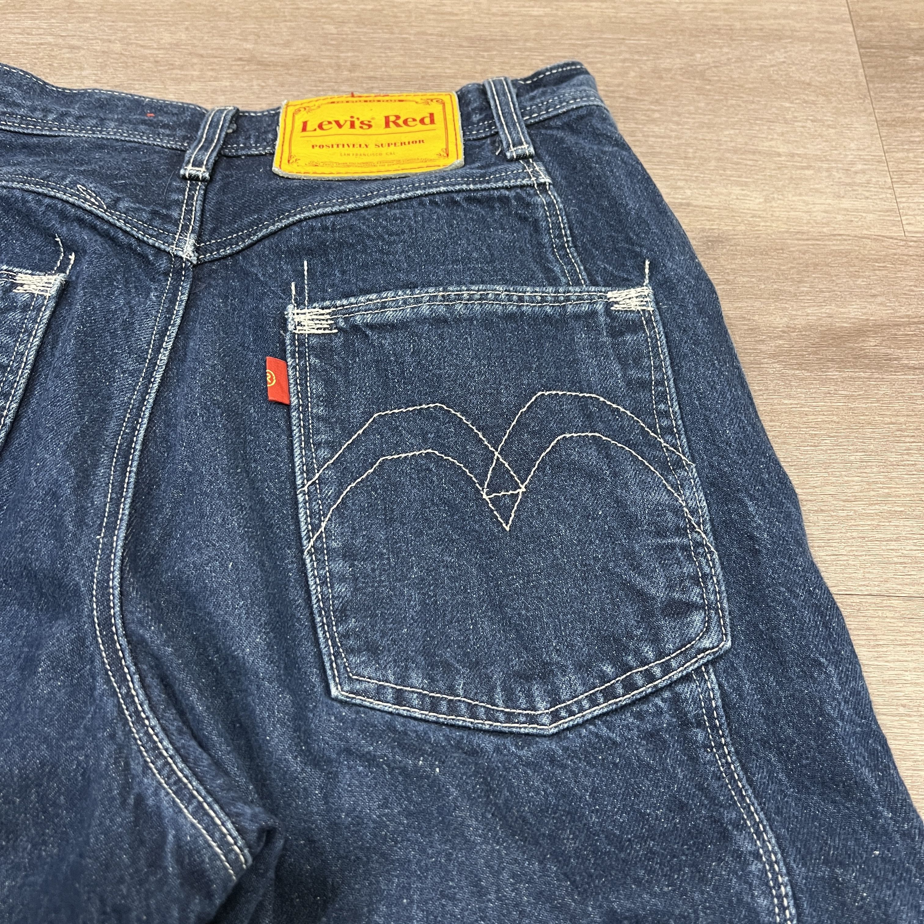 Levi's Vintage Clothing Levi's Red Collection - Twisted Loose Jeans - Size 28 Size 28" / US 6 / IT 42 - 3 Thumbnail