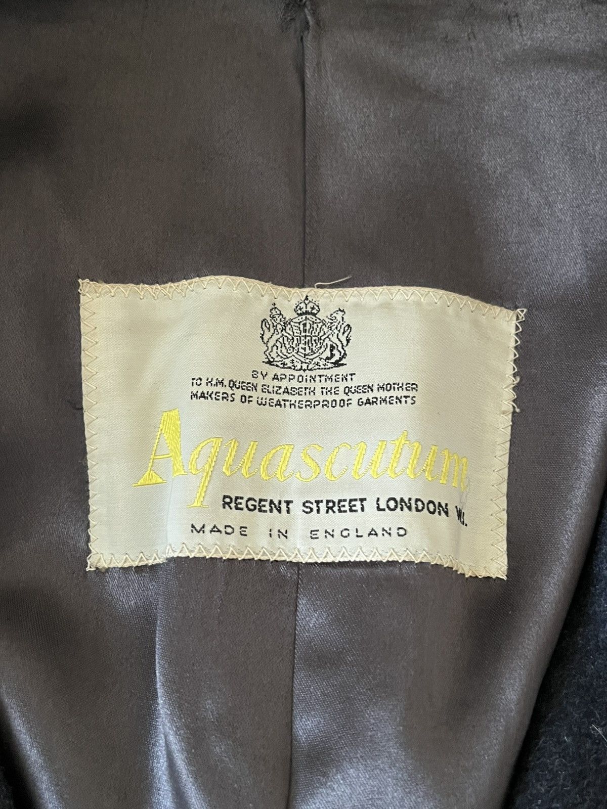 Aquascutum Luxury Men’s Coat Aquascutum – 100% Pure Lambswool Vintage Size US XL / EU 56 / 4 - 4 Thumbnail