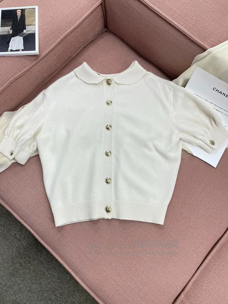 Chanel Chanel Equestrian series double-sided cashmere polo knitwe Size XS / US 0-2 / IT 36-38 - 1 Thumbnail
