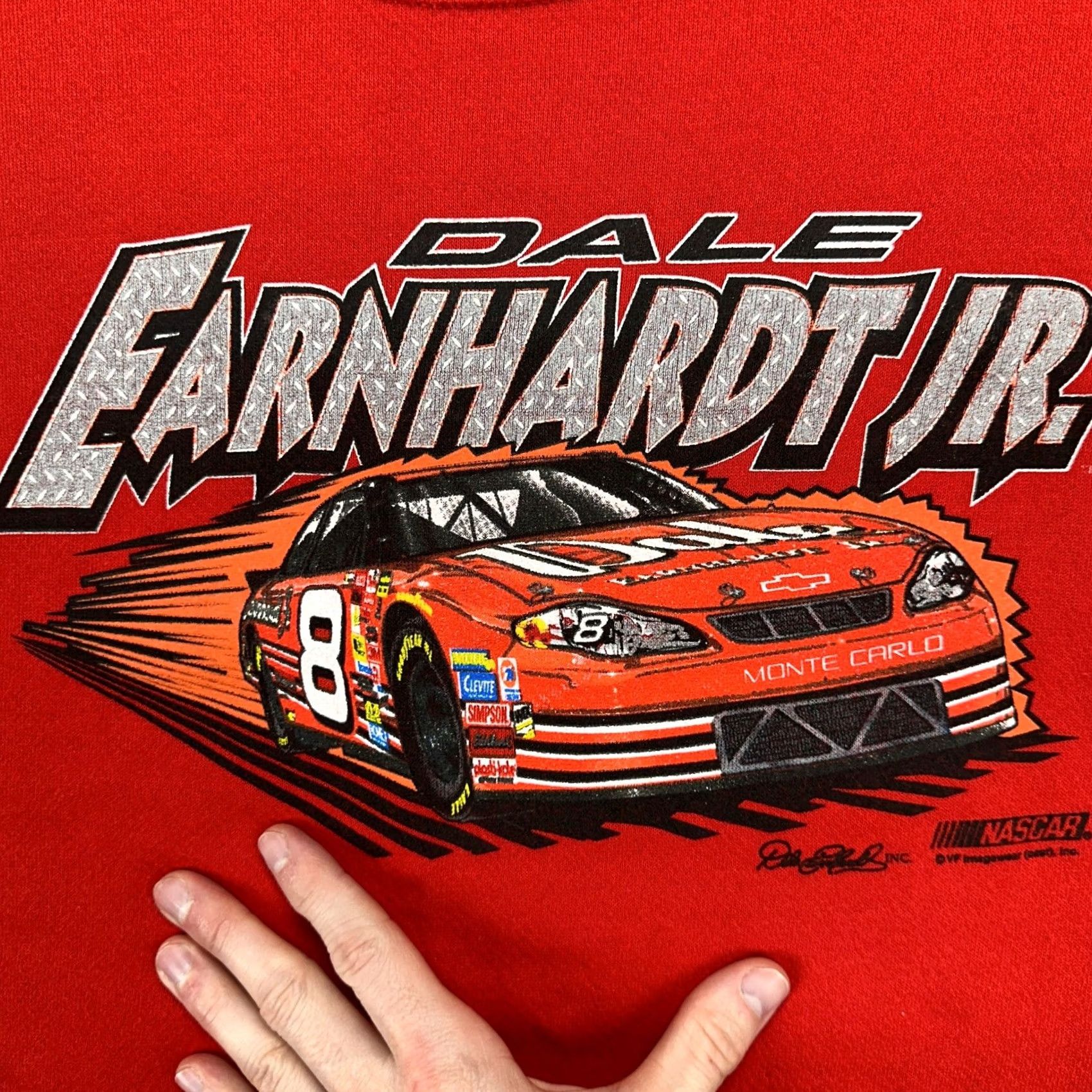 Chase Authentics Dale Earnhardt Jr Crewneck Sweatshirt Mens Medium Red Pullover Chase Size US M / EU 48-50 / 2 - 6 Thumbnail