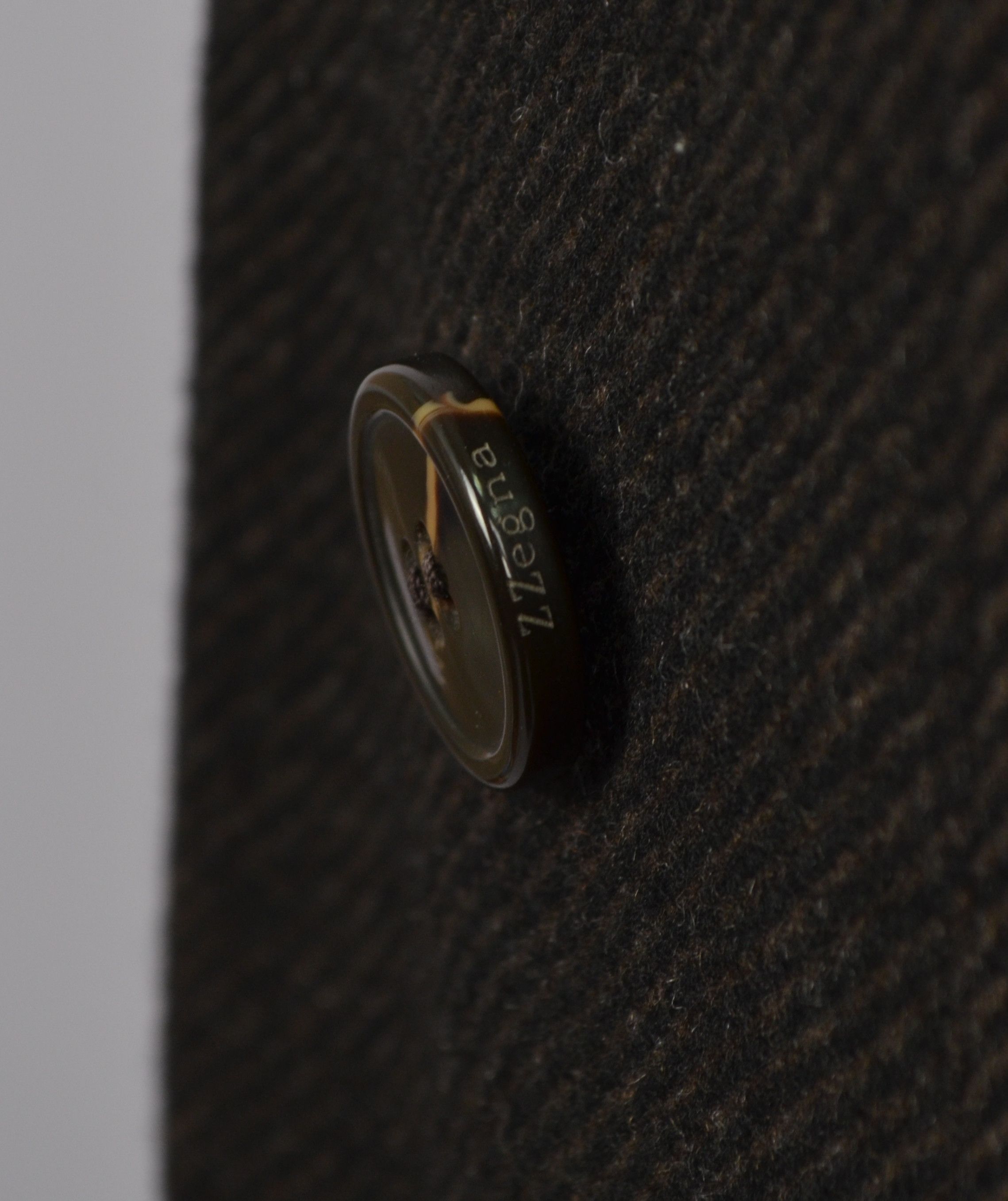 Designer × Z Zegna Z Zegna 100% Wool Black/Brown Pea Car Coat Jacket Sz 50/M Size US M / EU 48-50 / 2 - 11 Thumbnail