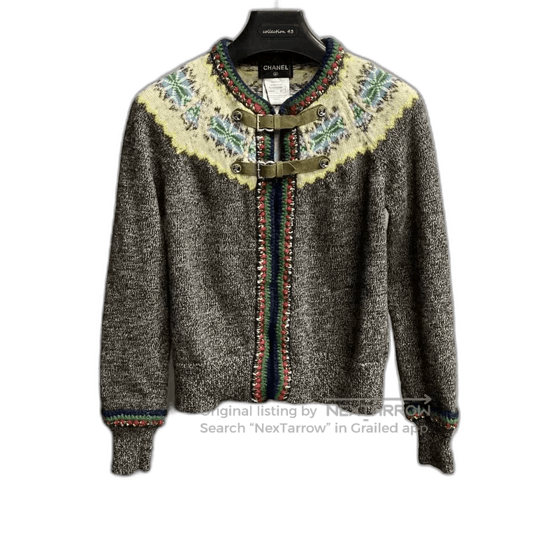 Chanel Chanel latest Salzburg series knitted pattern logo cardigan Size US M / EU 48-50 / 2 - 1 Thumbnail