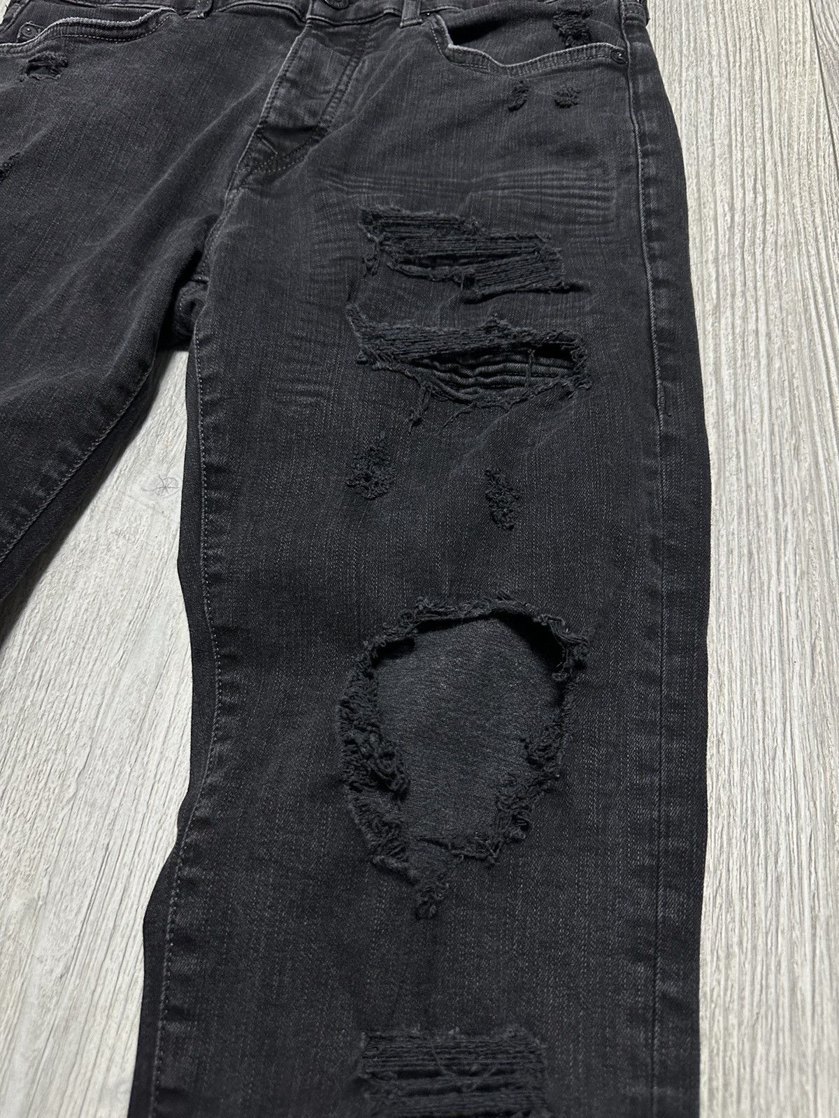 True Religion True Religion Distressed New Rocco Jeans Skinny Size US 34 / EU 50 - 7 Thumbnail