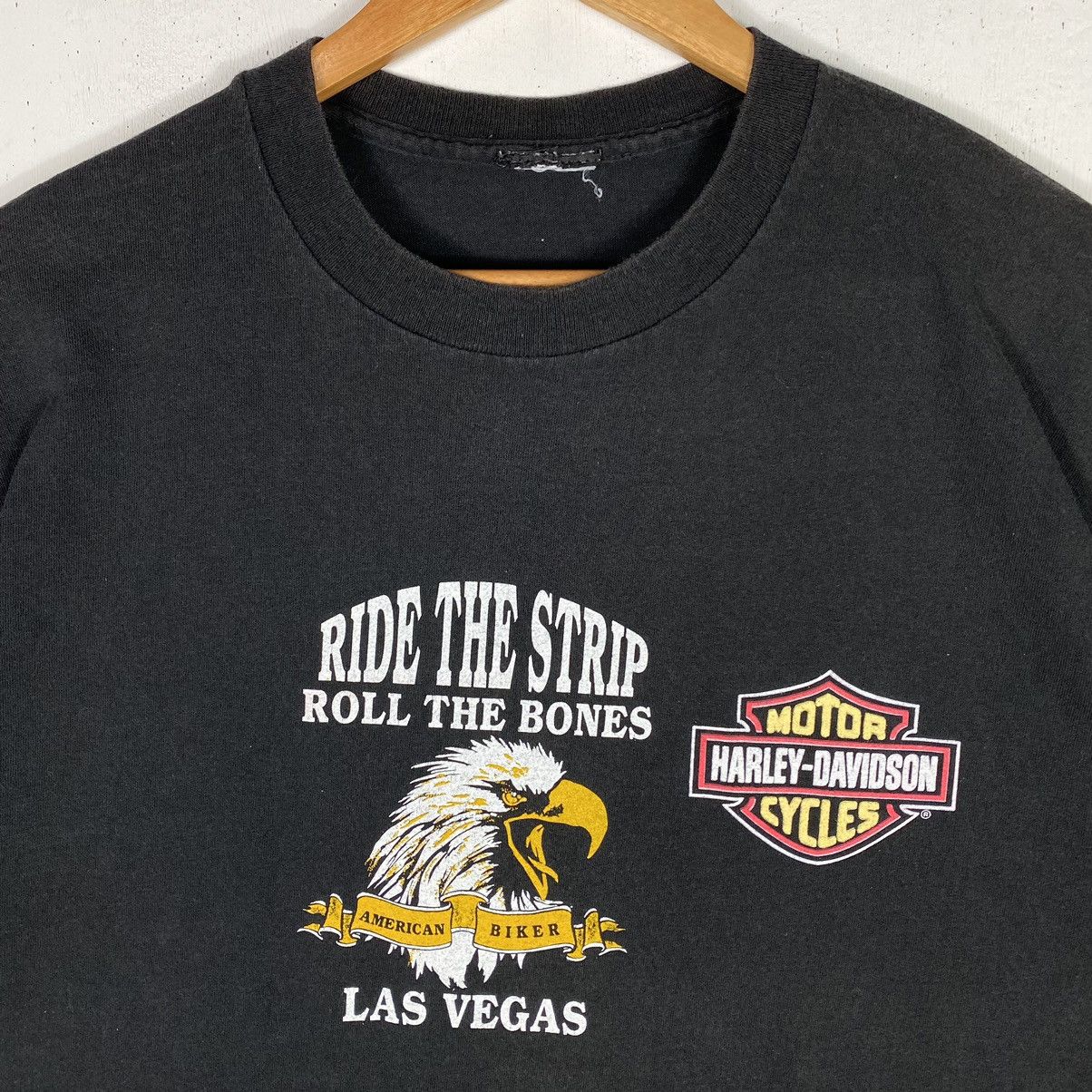 Harley Davidson × Vintage × West Coast Choppers VINTAGE 1996 HARLEY DAVIDSON MOTORCYCLES LAS VEGAS TEE Size US L / EU 52-54 / 3 - 3 Thumbnail