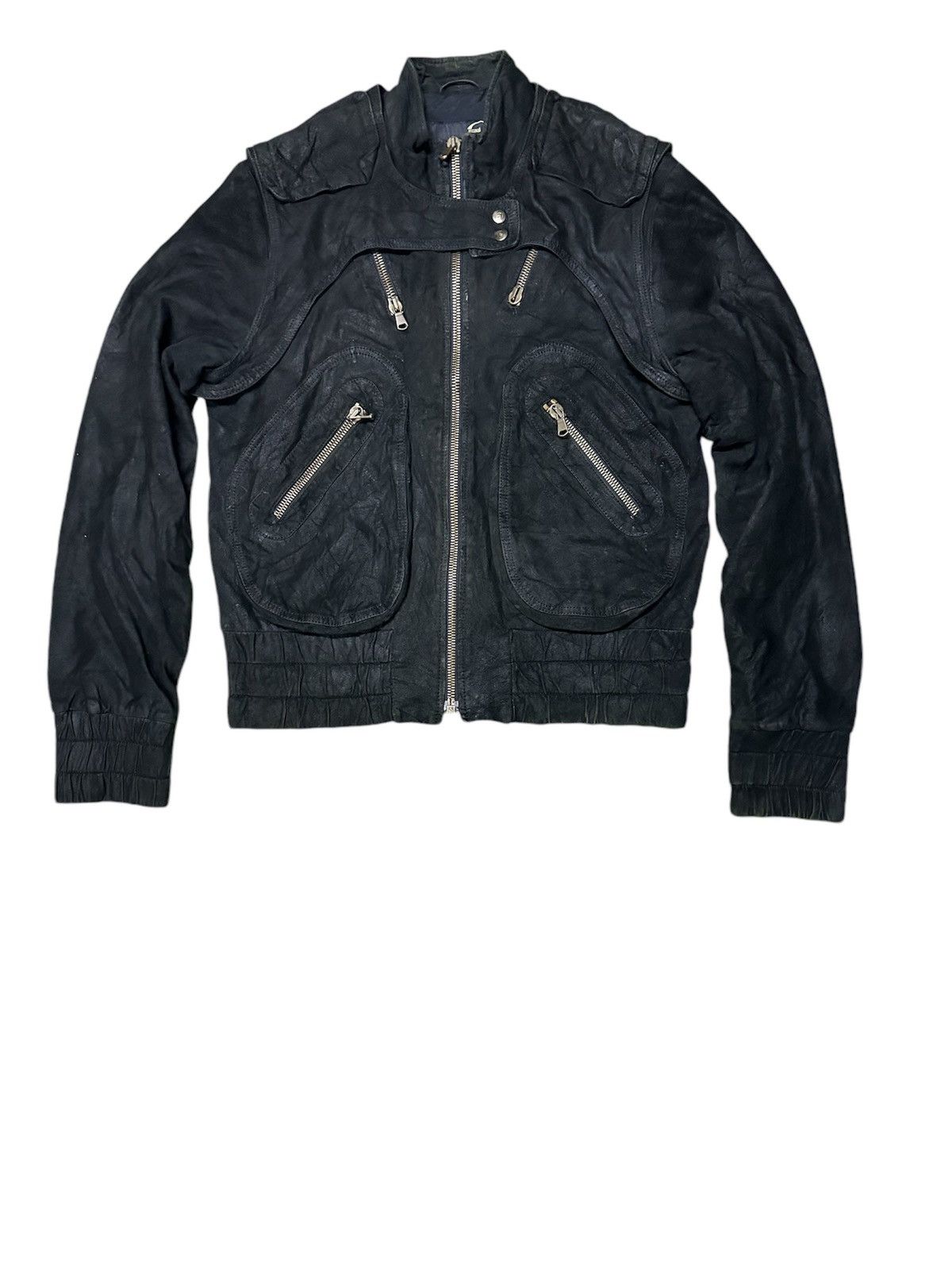 Just Cavalli Just Cavali wax tactical bomber jacket Size US L / EU 52-54 / 3 - 1 Thumbnail