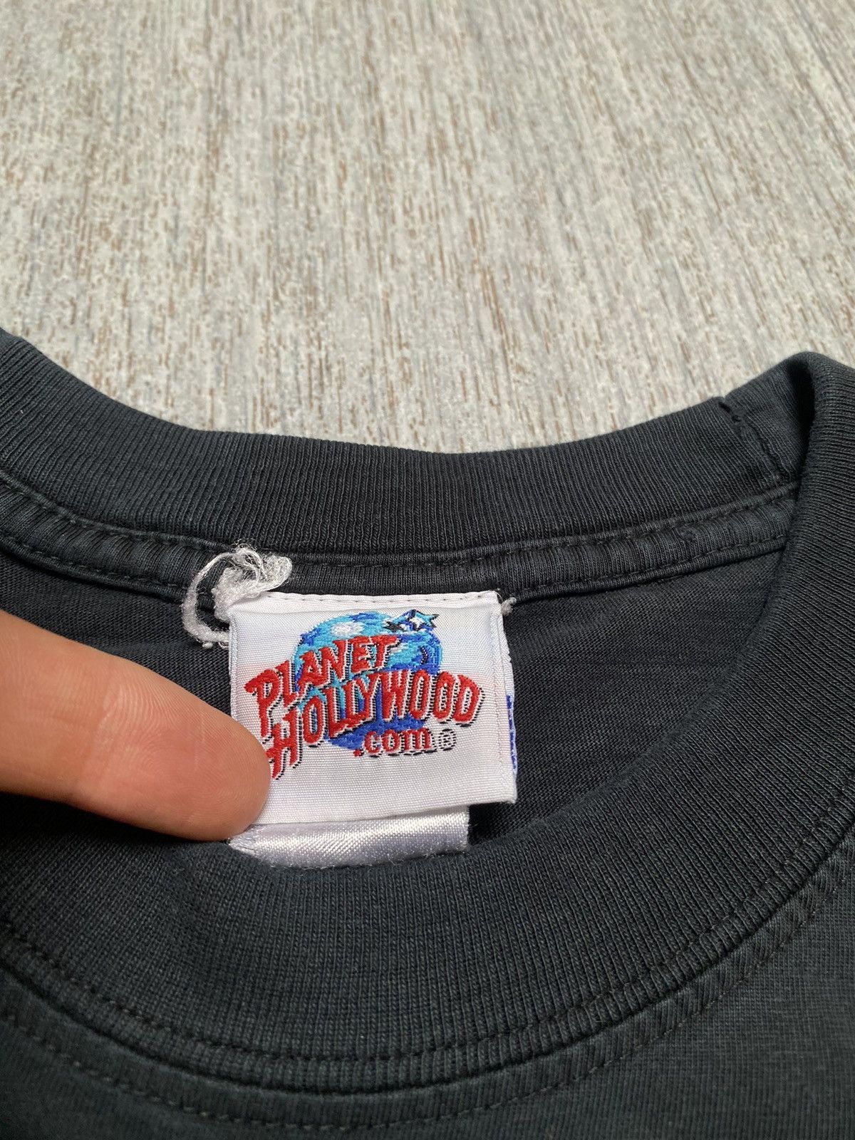 Planet Hollywood × Vintage Vintage 1998 Planet Hollywood Rider Tee Paris Center Logo Size US L / EU 52-54 / 3 - 8 Thumbnail