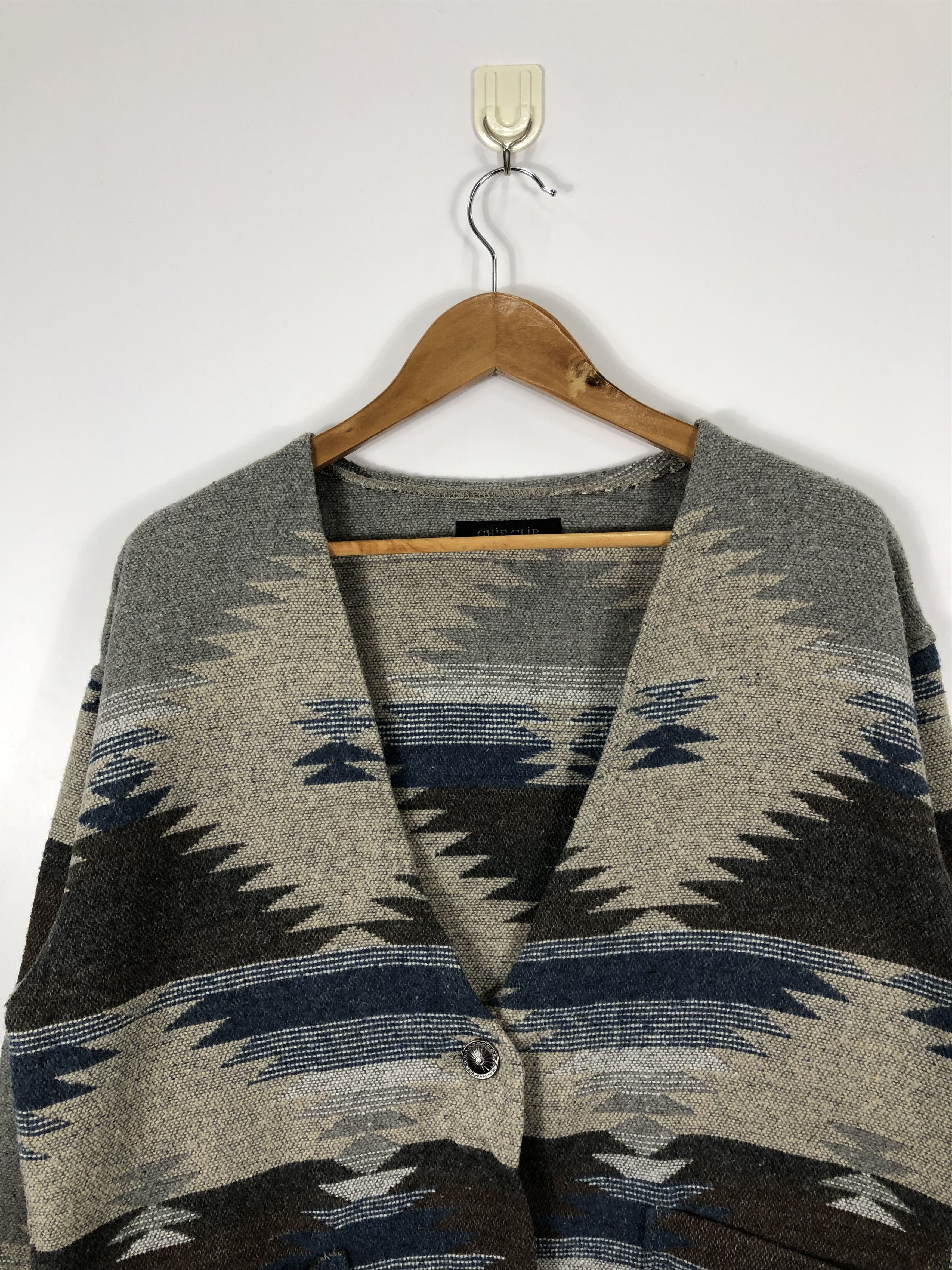 Vintage Vintage Navajo Style Chimayo Long Jacket J0573 Size US L / EU 52-54 / 3 - 2 Thumbnail