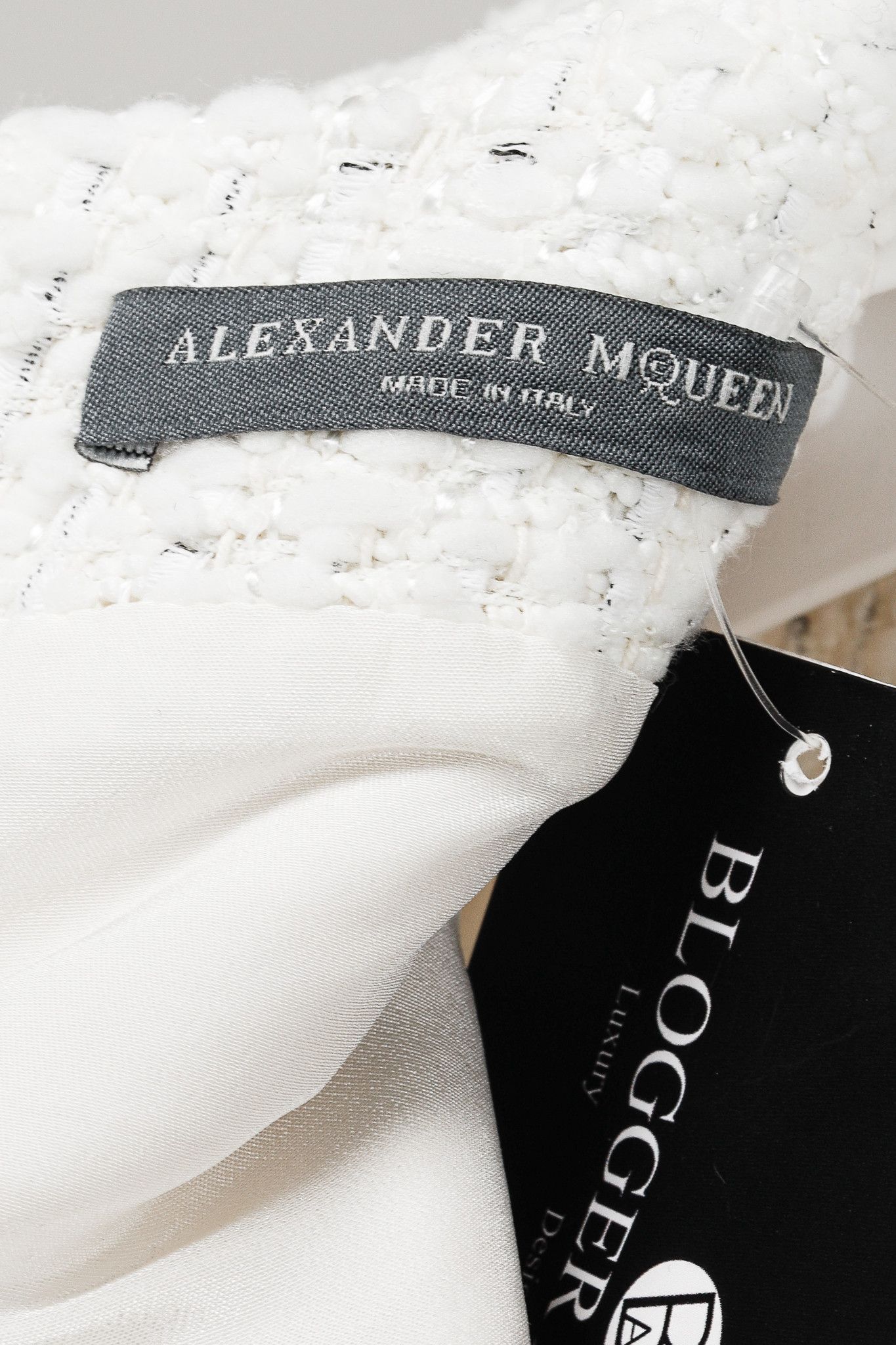 Alexander McQueen Alexander Mcqueen AW/11 Tweed Cap-Sleeve Mini Dress Size S / US 4 / IT 40 - 9 Thumbnail