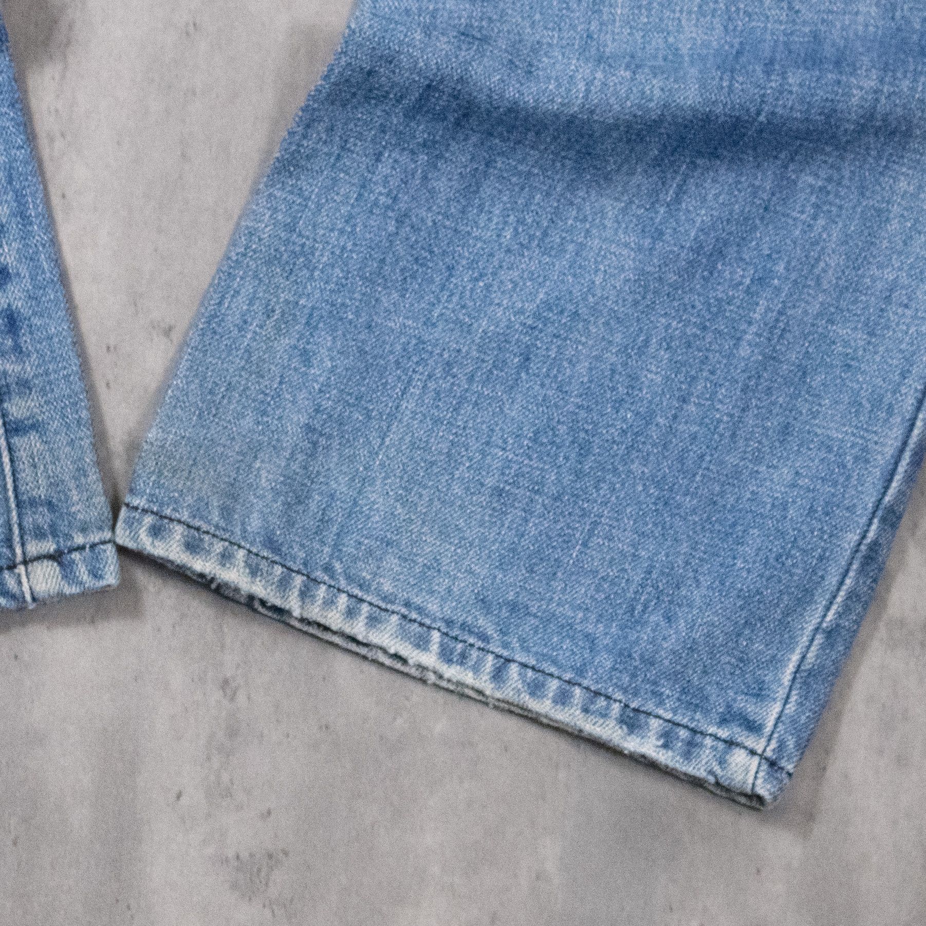 Vintage Y2K 2000's Circa Baggy Relax Crazy Midwash Denim Pant's Size US 32 / EU 48 - 14 Thumbnail