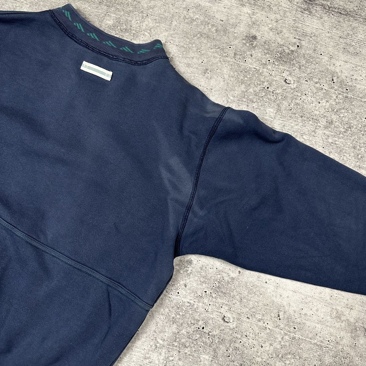 Adidas × Vintage Vintage 90s Adidas Equipment 1/4 Zip Sweatshirt Blue Size US M / EU 48-50 / 2 - 19 Thumbnail