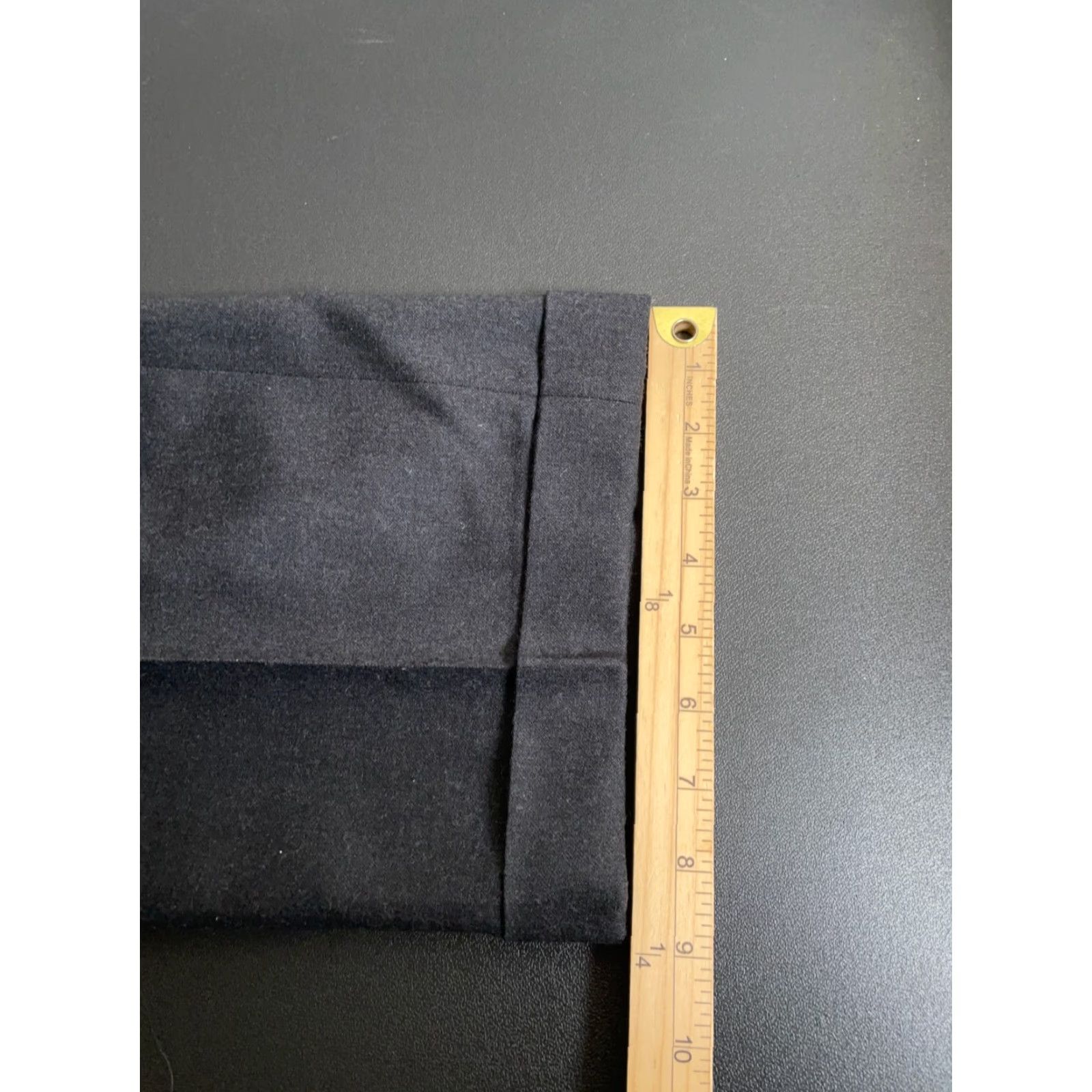 Maje VINTAGE Majer Slacks Wool Pleated Trousers Men's 35 x 27.5" Dark Gray Talon Cuffed Dress Pants Straight Leg Capse?? Size US 35 - 7 Thumbnail