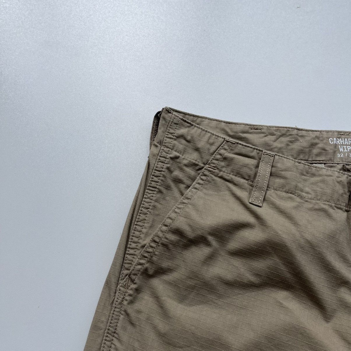Carhartt Wip Carhartt WIP Regular Fit Baggy Cargo Pants Beige Y2K Size US 32 / EU 48 - 4 Thumbnail