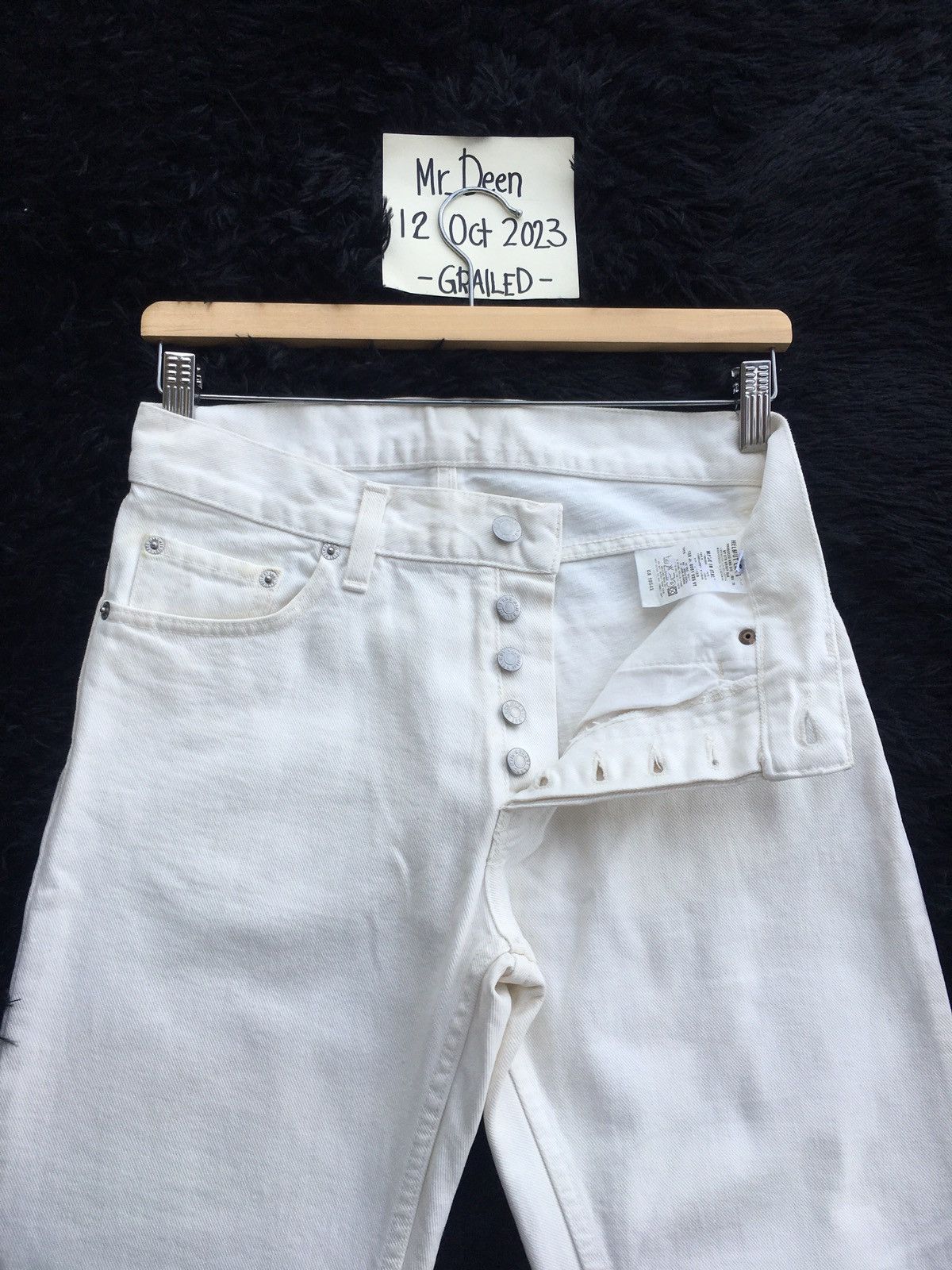 Helmut Lang Rare Vintage Helmut Lang White Denim/ Jeans Classic Cut Size US 28 / EU 44 - 7 Thumbnail