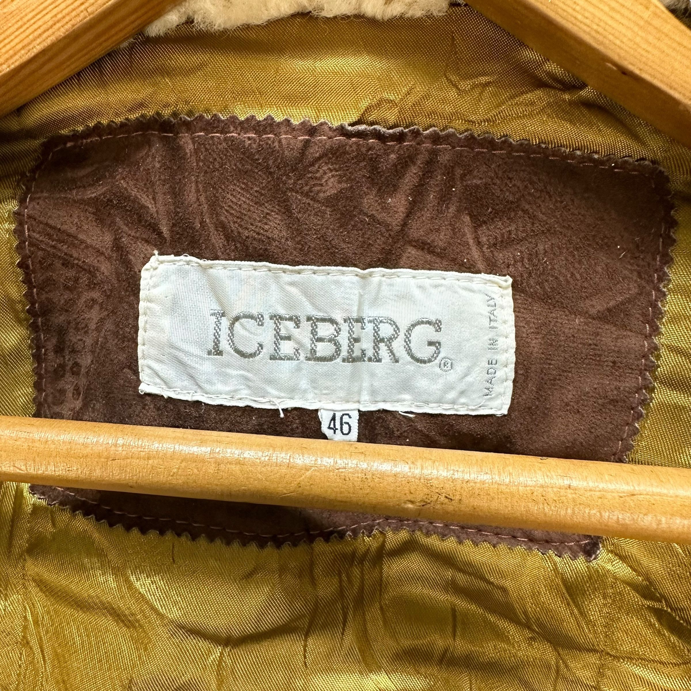Disney Iceberg X Disney Embroidery Logo Leather Jacket #A30-0679 Size US S / EU 44-46 / 1 - 11 Thumbnail