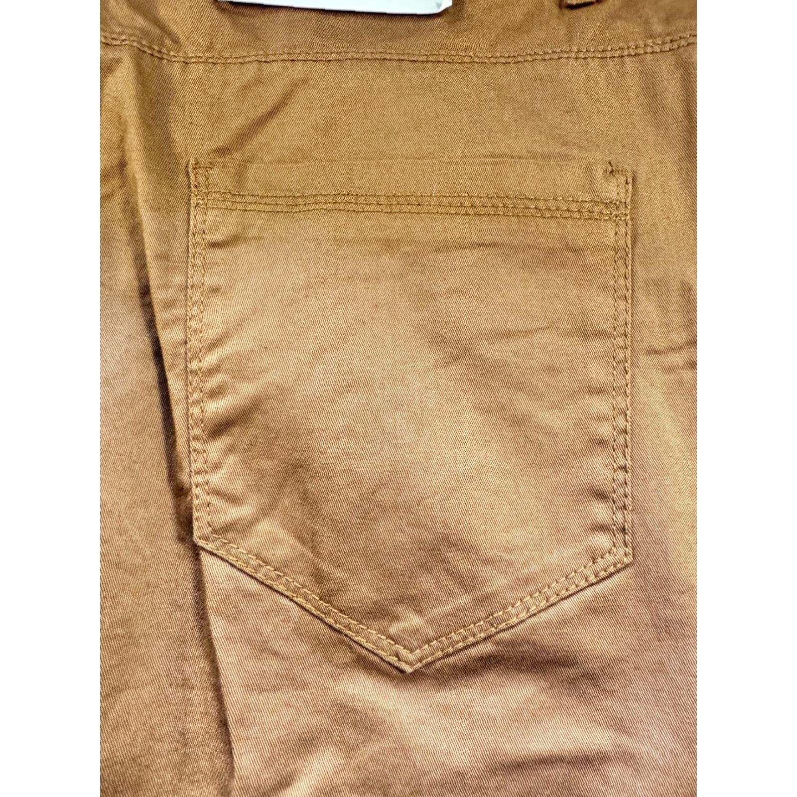 Vintage VINTAGE Kruze DNM Mens 38L (37x32) Brown Chino Pants Stretch Straight Leg NWT 2131 Size US 38 / EU 54 - 4 Thumbnail