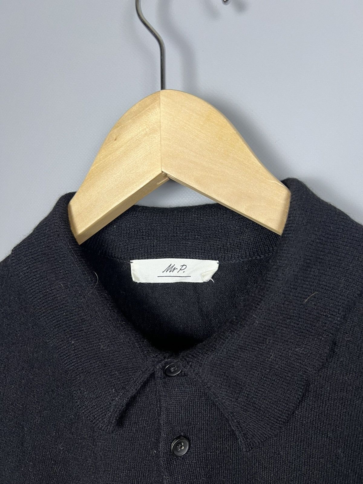 Mr P. (L) Mr. P cshmere silk sweater / rugby shirt rare Size US L / EU 52-54 / 3 - 2 Thumbnail