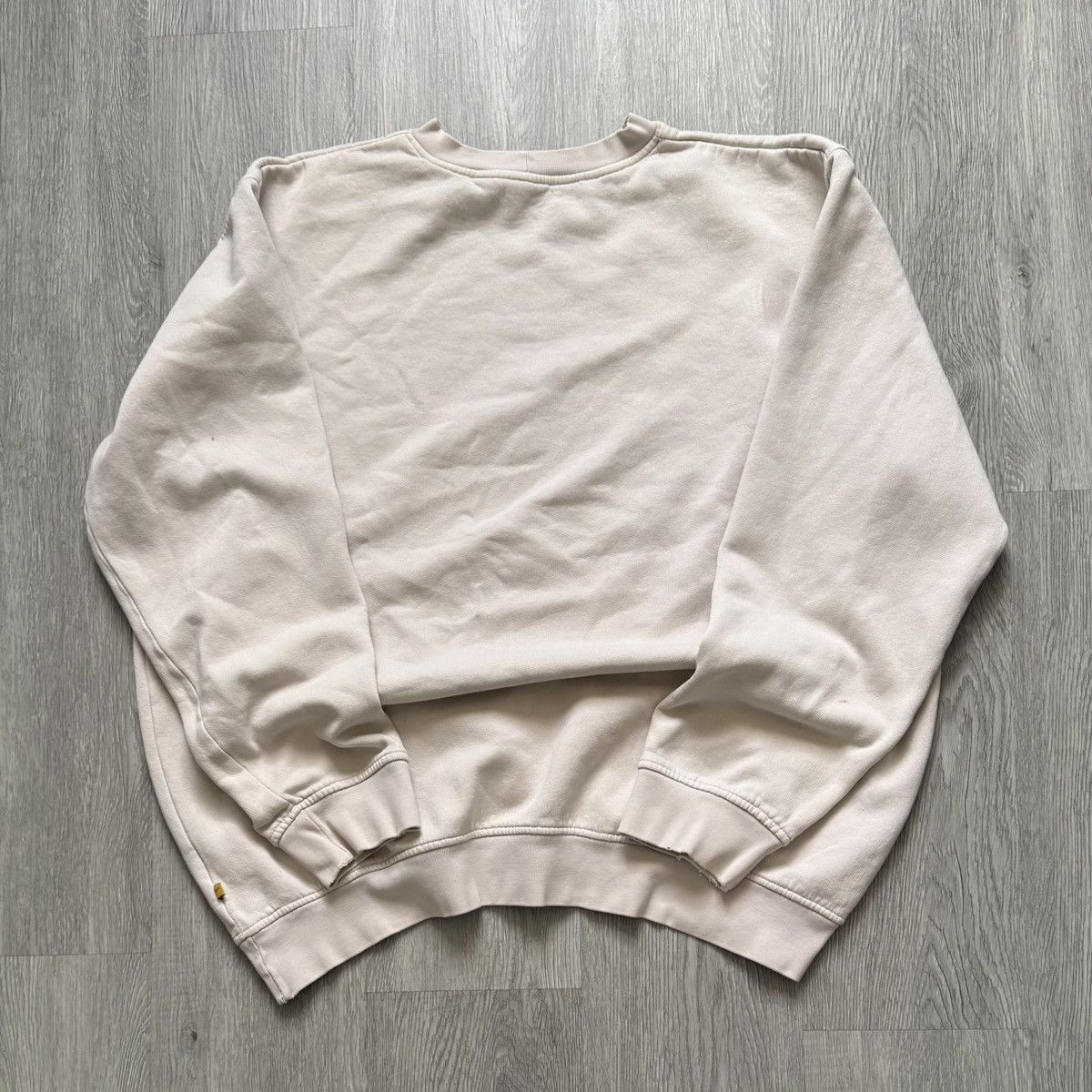 Nike Vintage Y2K Nike Cream Crewneck Sweatshirt - Size XXL Size US XXL / EU 58 / 5 - 4 Thumbnail