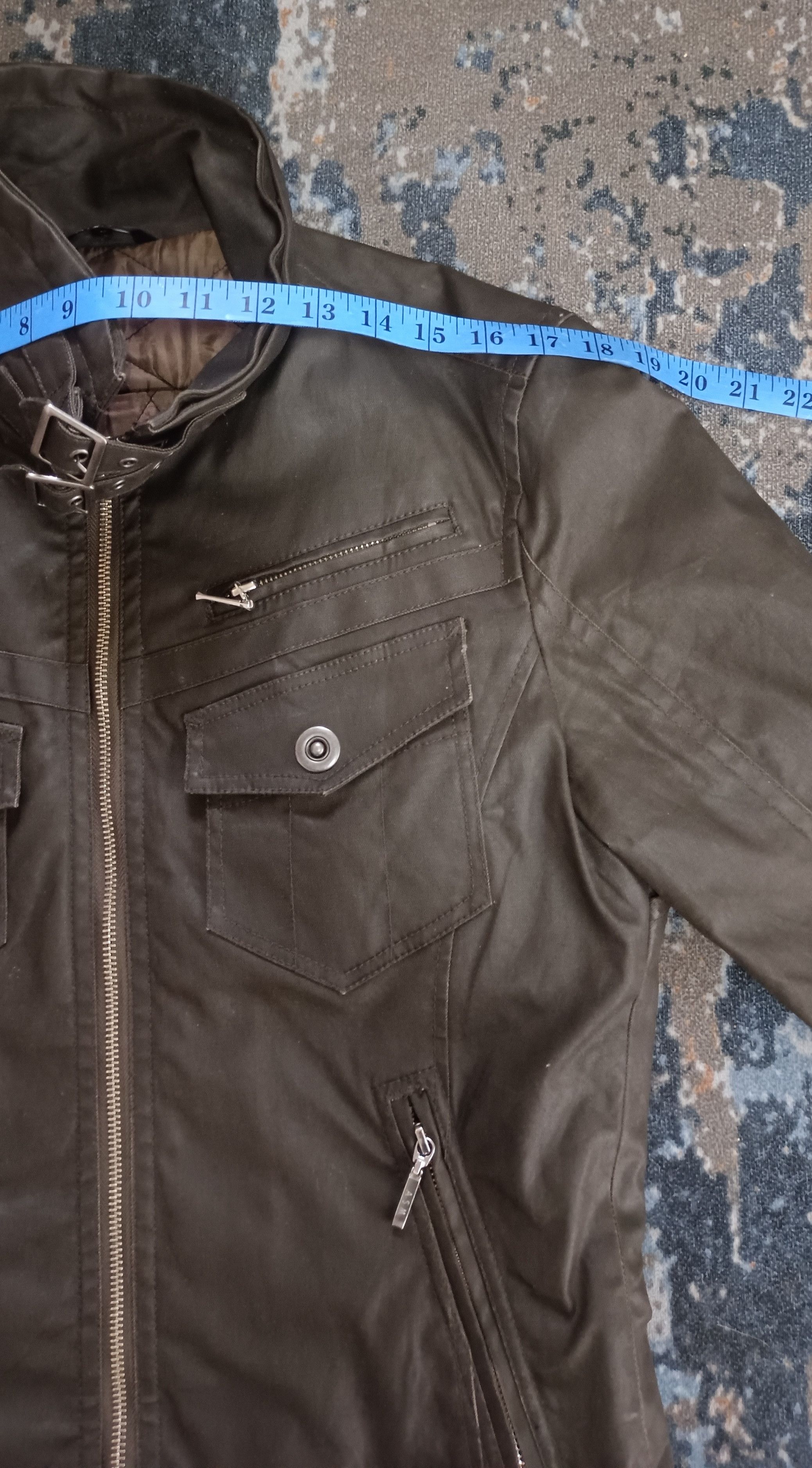 Japanese Brand Atelier Sab Men Wax Jacket Tactical Pocket Size US M / EU 48-50 / 2 - 18 Thumbnail