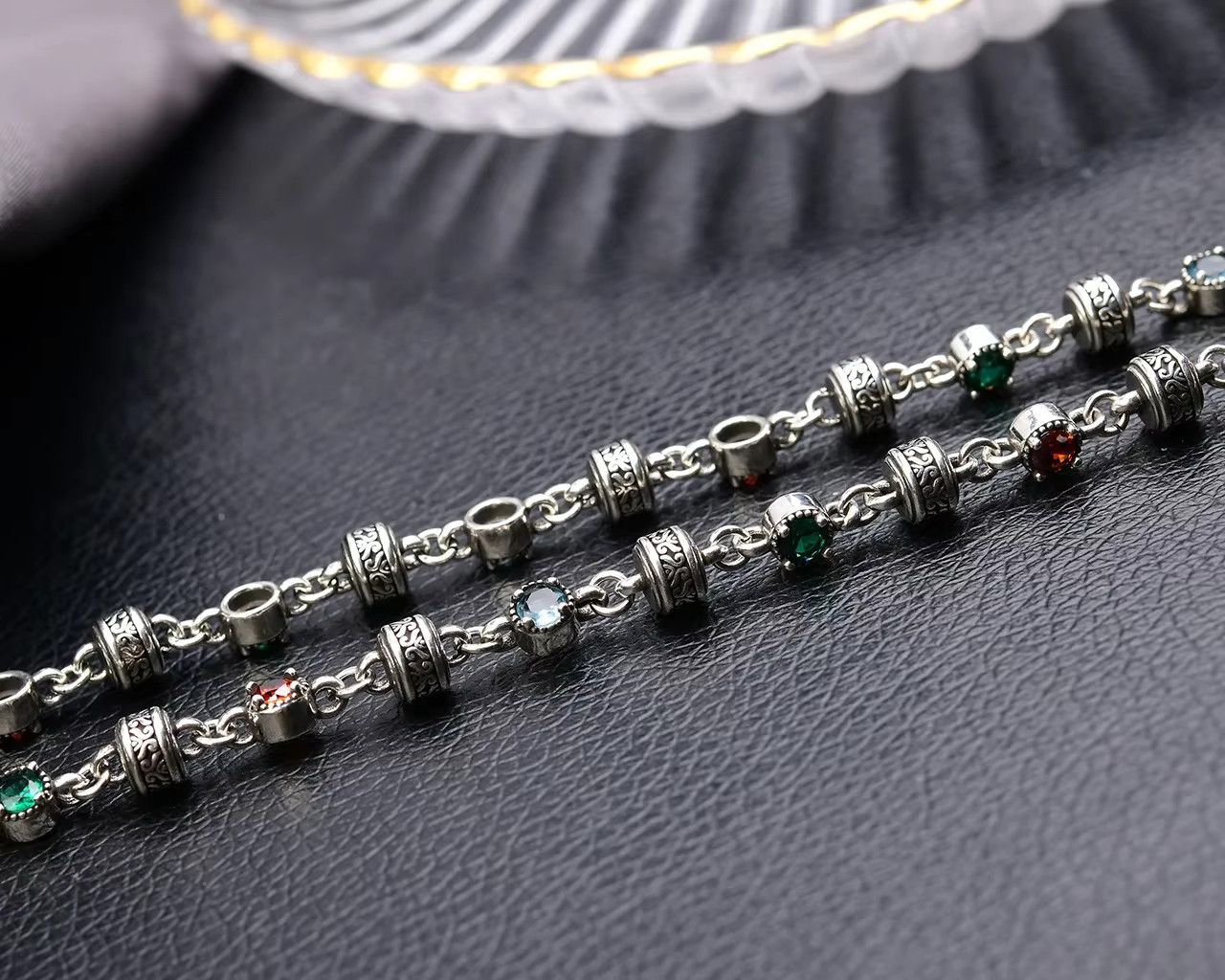 Jewelry Trendy Cool Unique Copper Inlaid Zircon Necklace Size ONE SIZE - 3 Thumbnail