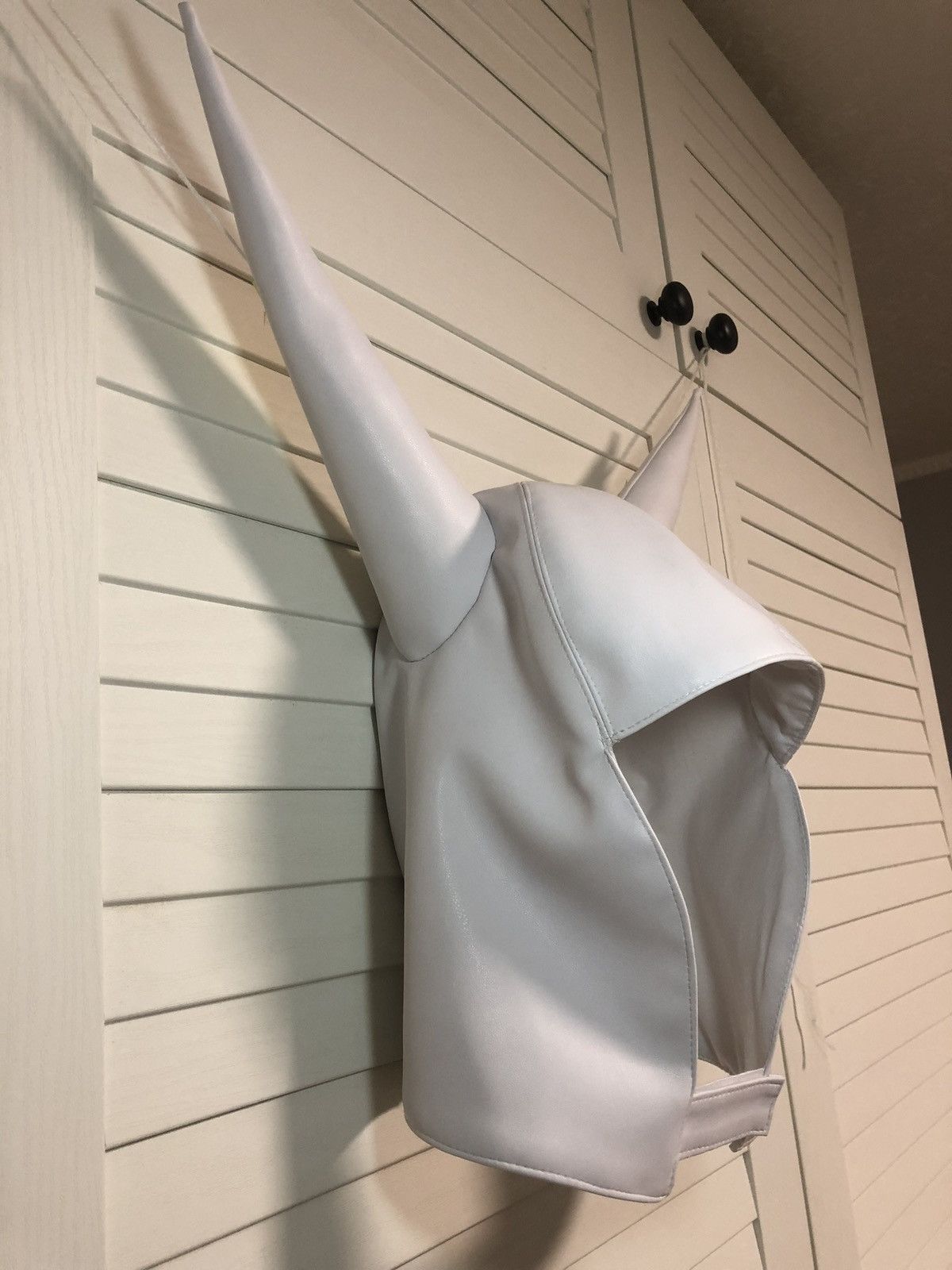 Playboi Carti White Devil Horns Hat (Playboi Carti, Ecco2k’s style) Size ONE SIZE - 10 Thumbnail
