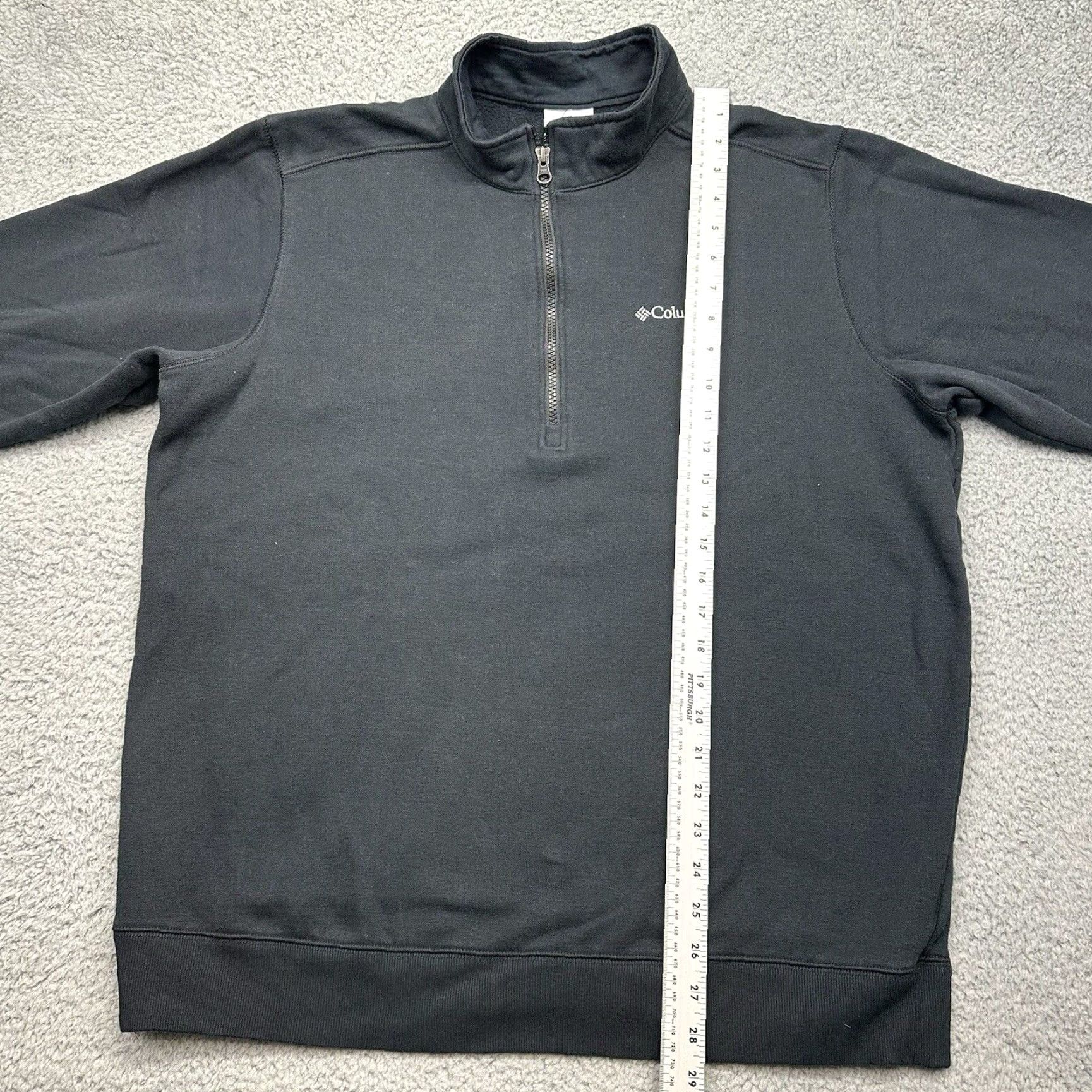 Vintage Columbia Shirt XL Black 1/2 Zip Pullover Fleece Mock Neck Sweatshirt Mens Size US XL / EU 56 / 4 - 4 Thumbnail